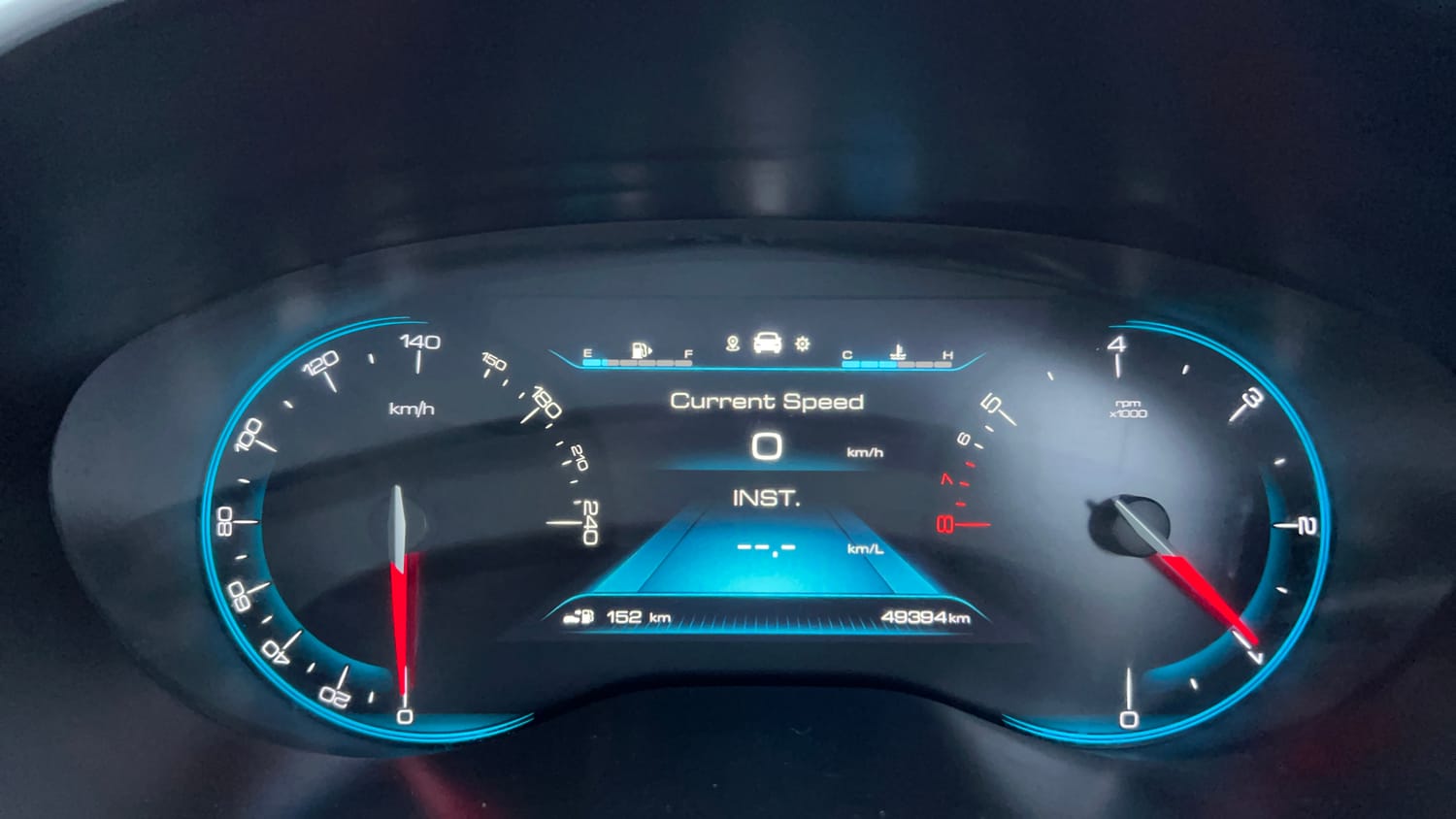 Used 2019 MG Motors Hector Sharp 2.0 Diesel Diesel Manual interior CLUSTERMETER VIEW