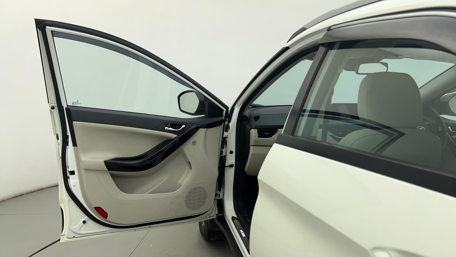 Used 2023 Tata Nexon XZ Plus LUX Petrol Manual interior LEFT FRONT DOOR OPEN VIEW