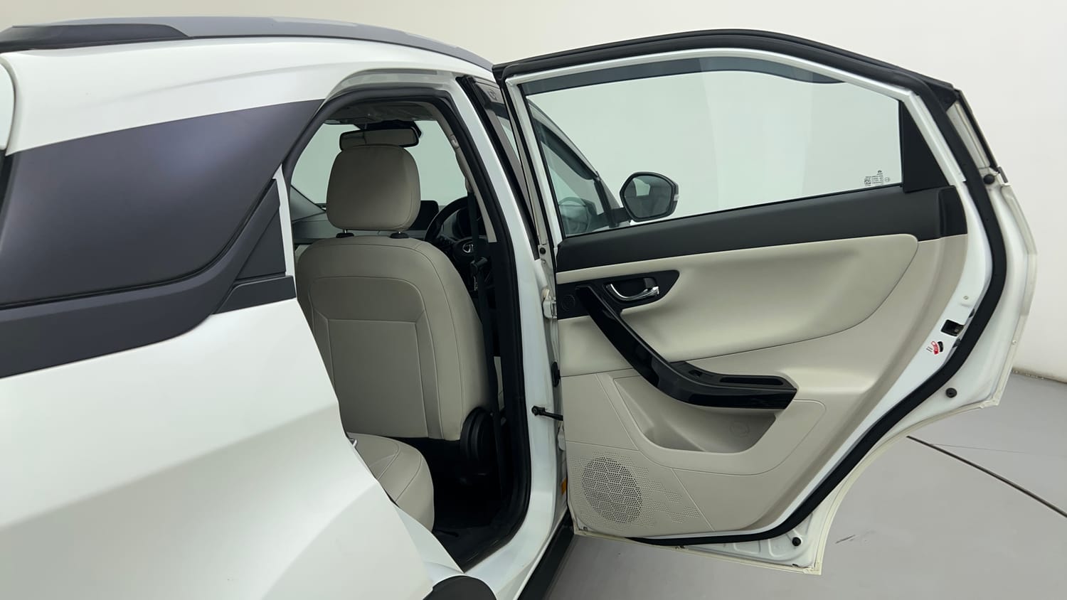 Used 2023 Tata Nexon XZ Plus LUX Petrol Manual interior RIGHT REAR DOOR OPEN VIEW