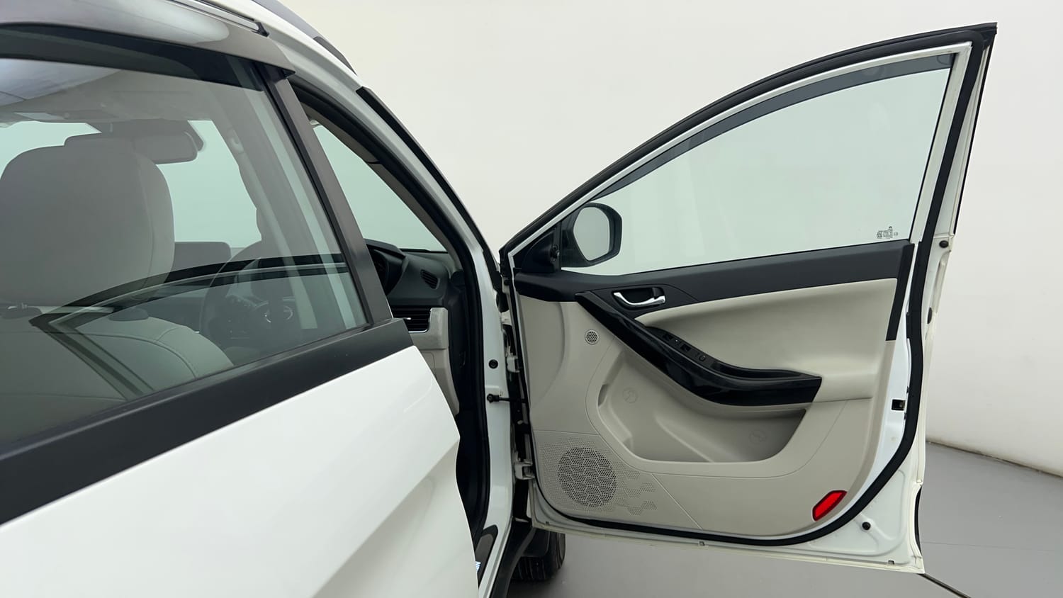 Used 2023 Tata Nexon XZ Plus LUX Petrol Manual interior RIGHT FRONT DOOR OPEN VIEW