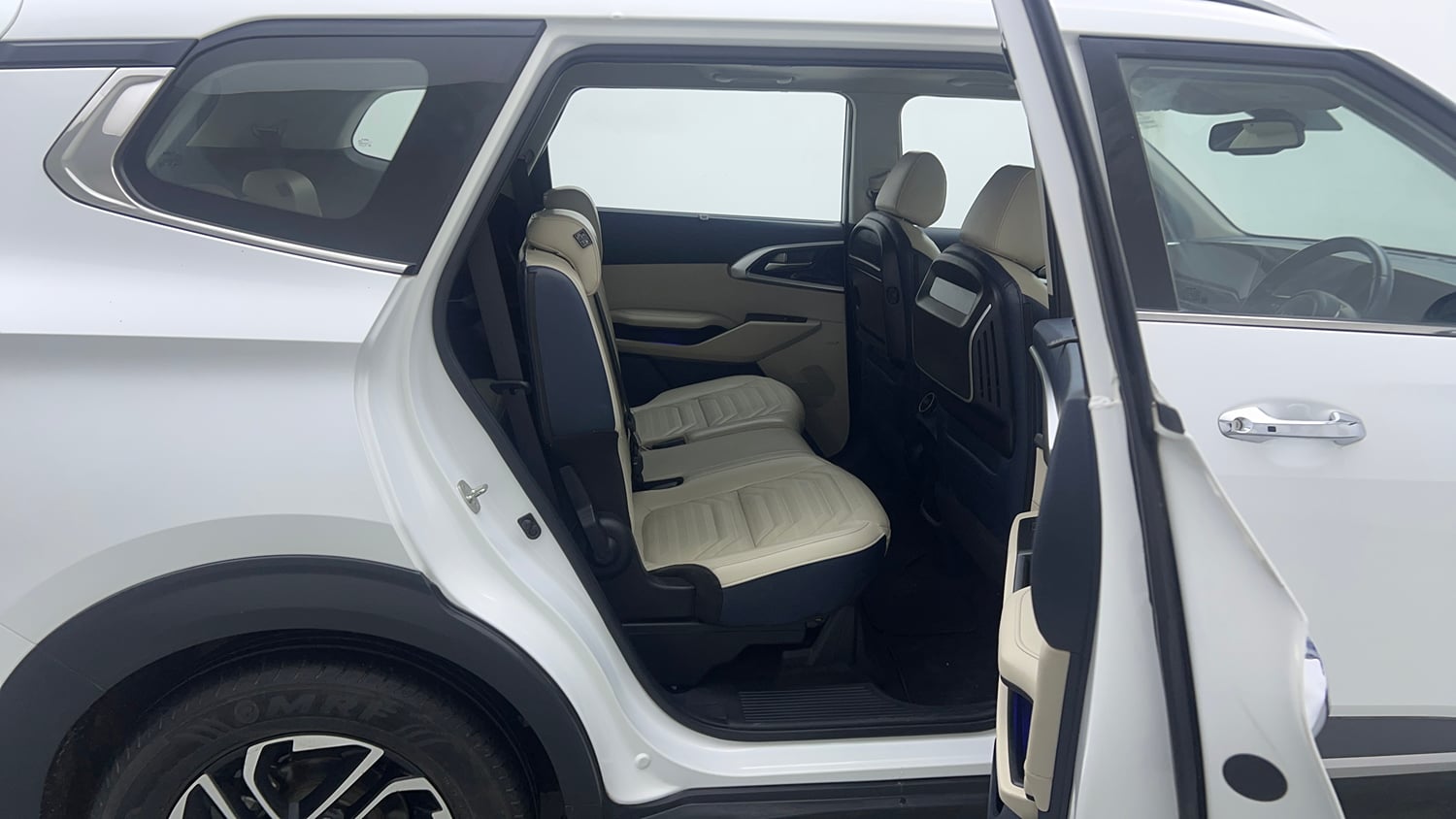 Used 2023 Kia Carens Luxury Plus 1.5 Diesel iMT 7 STR Diesel Manual interior RIGHT SIDE REAR DOOR CABIN VIEW