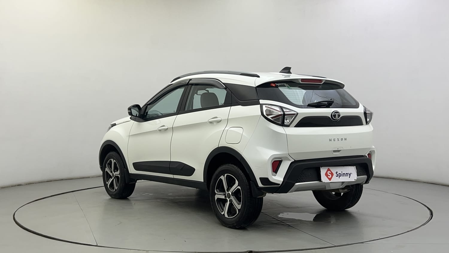 Used 2023 Tata Nexon XZ Plus LUX Petrol Manual exterior LEFT REAR CORNER VIEW