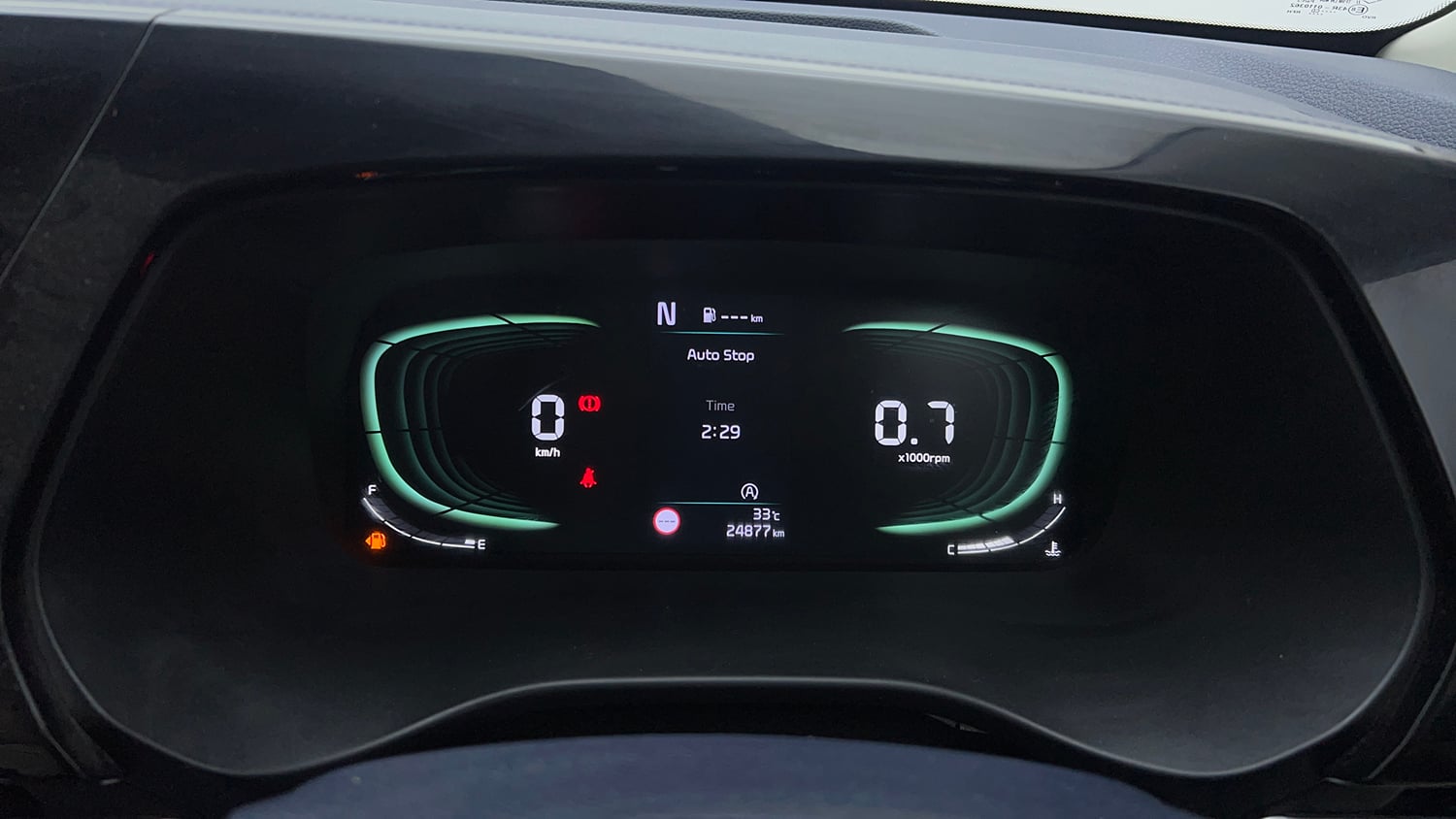 Used 2023 Kia Carens Luxury Plus 1.5 Diesel iMT 7 STR Diesel Manual interior CLUSTERMETER VIEW