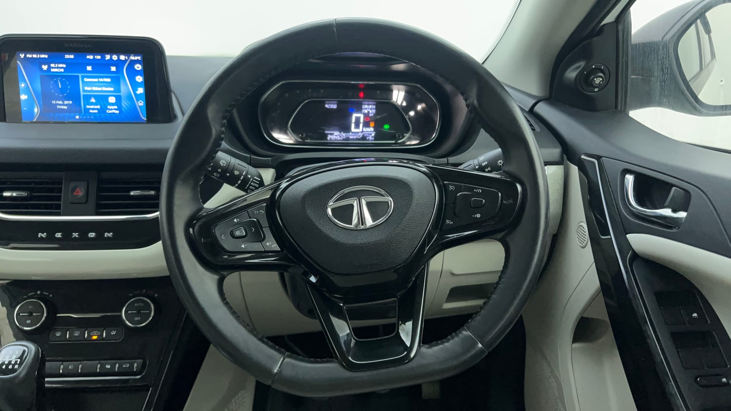 Used 2023 Tata Nexon XZ Plus LUX Petrol Manual interior STEERING VIEW