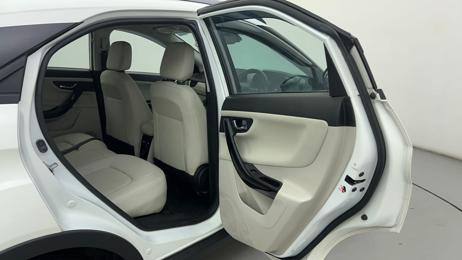 Used 2023 Tata Nexon XZ Plus LUX Petrol Manual interior RIGHT SIDE REAR DOOR CABIN VIEW