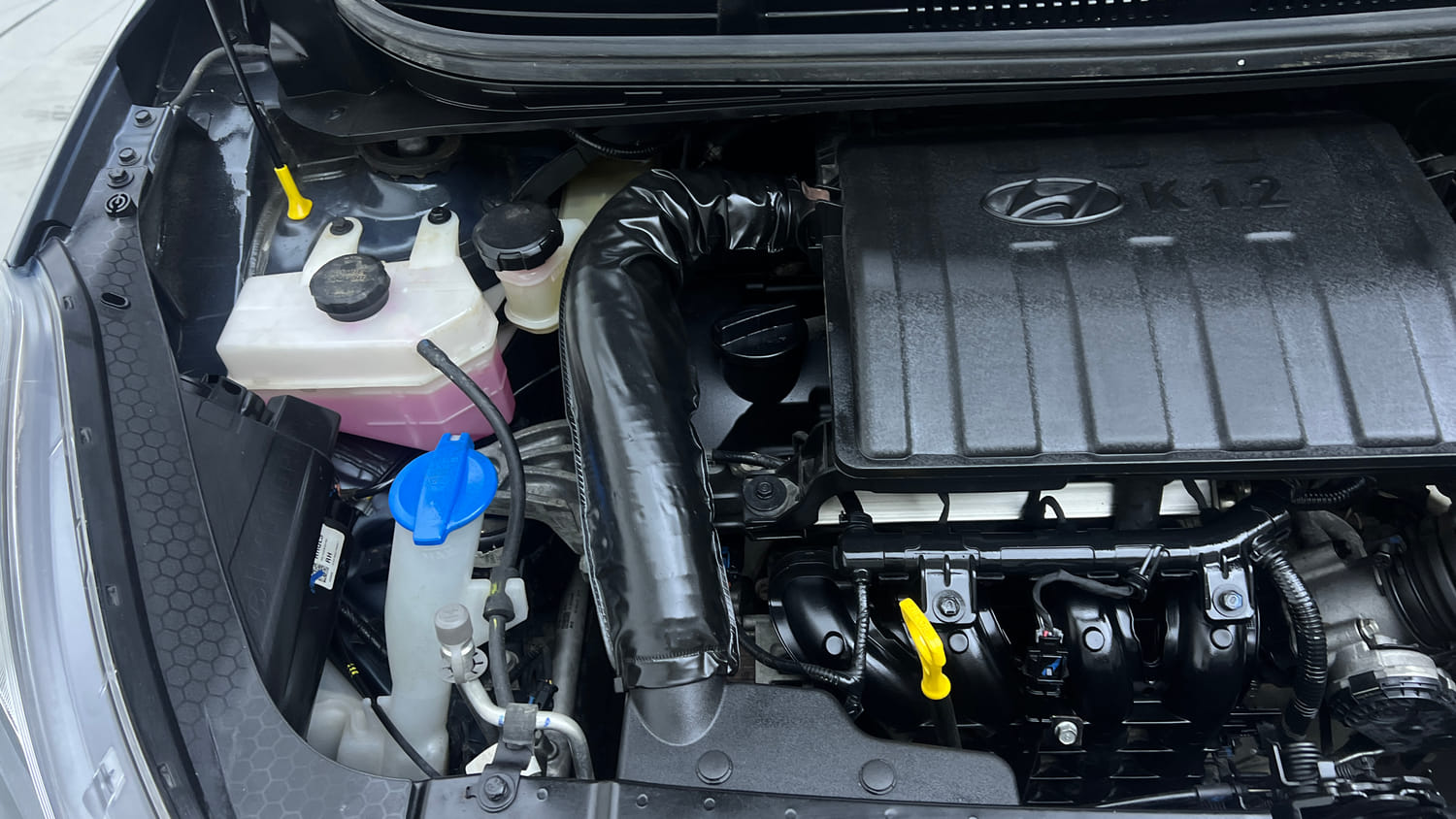 Used 2022 Hyundai Grand i10 Nios Sportz 1.2 Kappa VTVT Petrol Manual engine ENGINE RIGHT SIDE VIEW