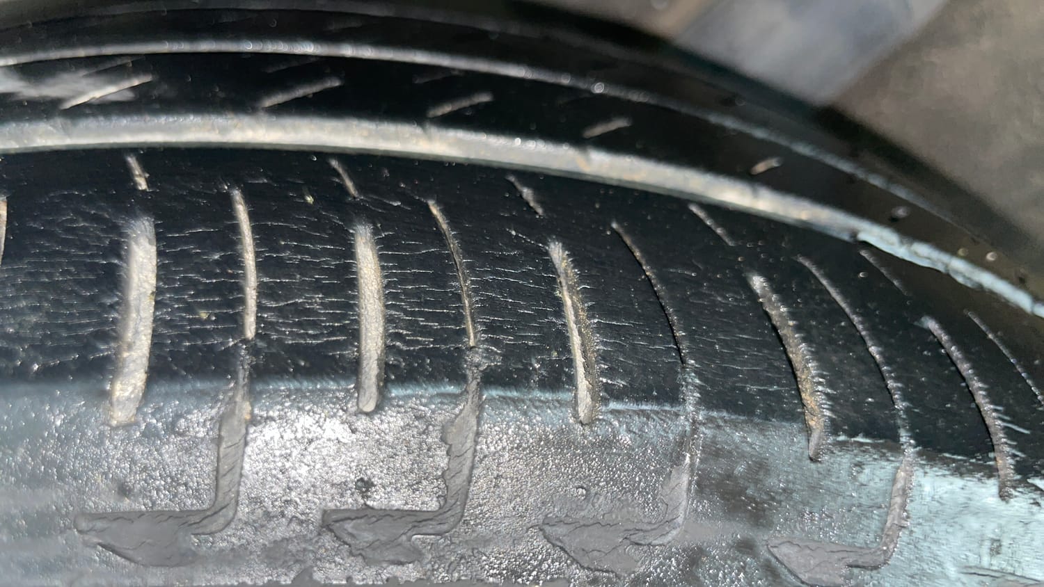 Used 2020 Honda City ZX Petrol Petrol Manual tyres RIGHT REAR TYRE TREAD VIEW