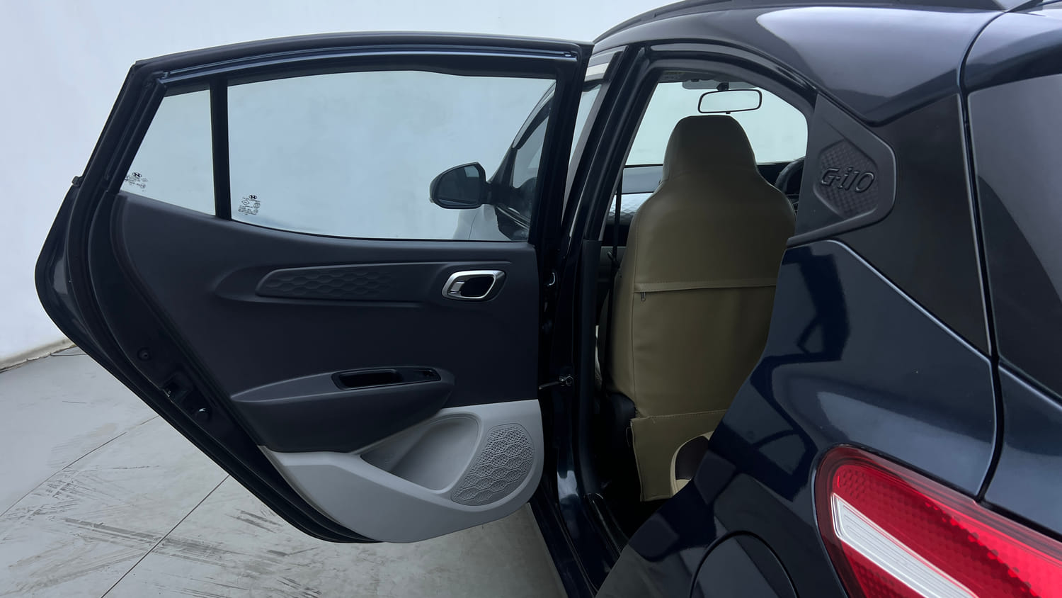 Used 2022 Hyundai Grand i10 Nios Sportz 1.2 Kappa VTVT Petrol Manual interior LEFT REAR DOOR OPEN VIEW
