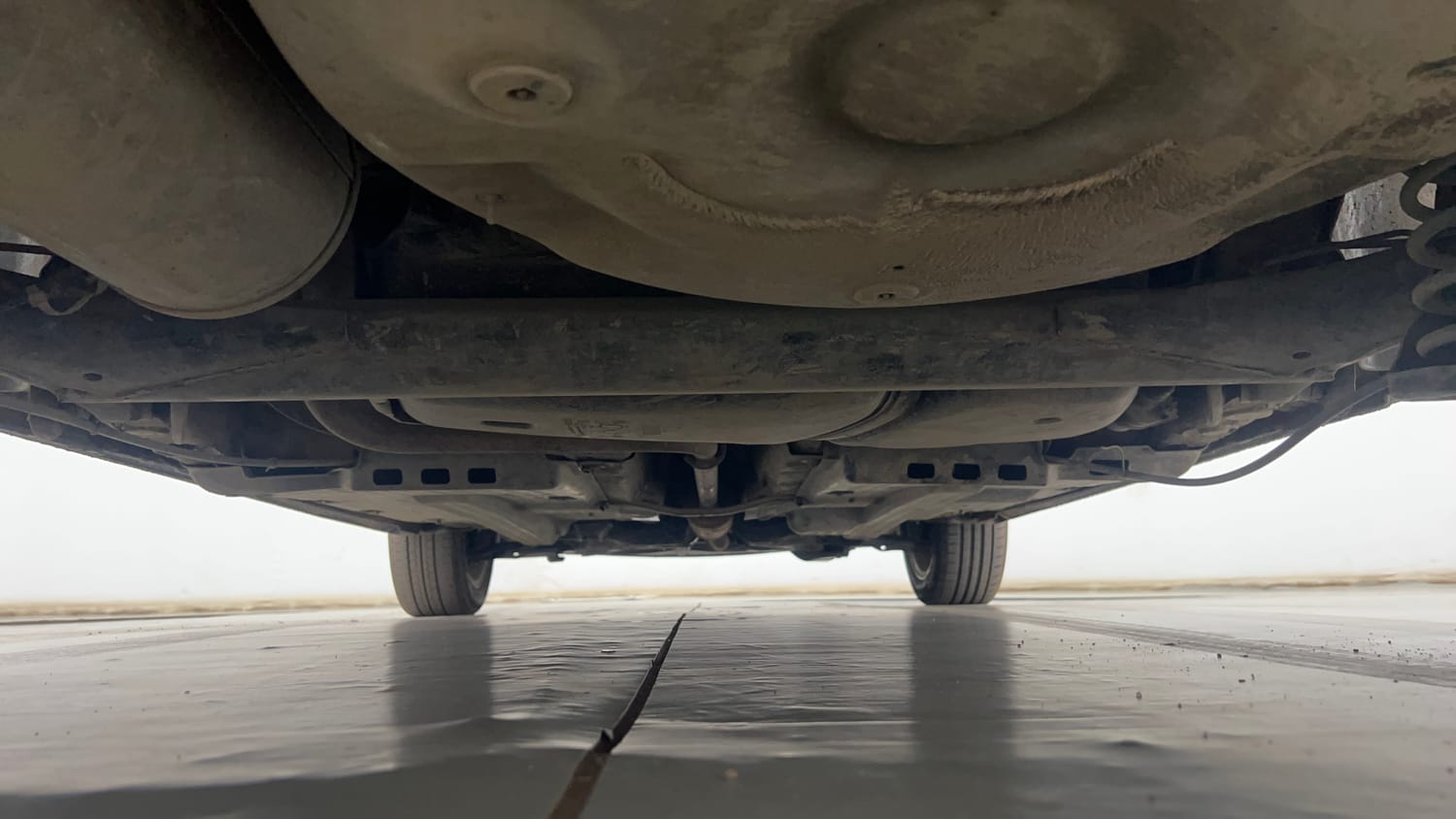 Used 2016 Volkswagen Polo Highline1.2L (P) Petrol Manual extra REAR UNDERBODY VIEW (TAKEN FROM REAR)
