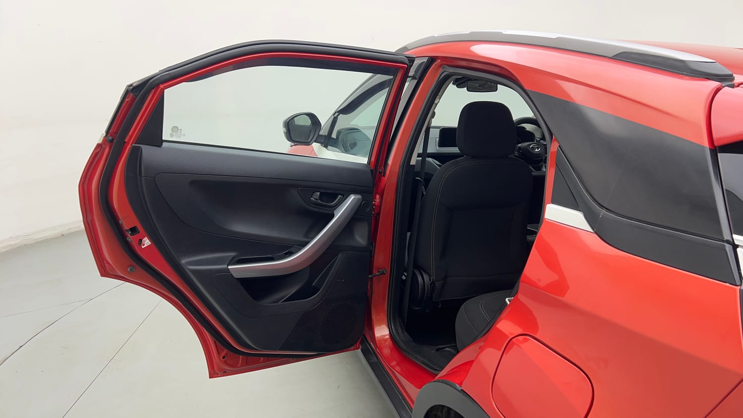 Used 2022 Tata Nexon XM Plus (S) Petrol Manual interior LEFT REAR DOOR OPEN VIEW