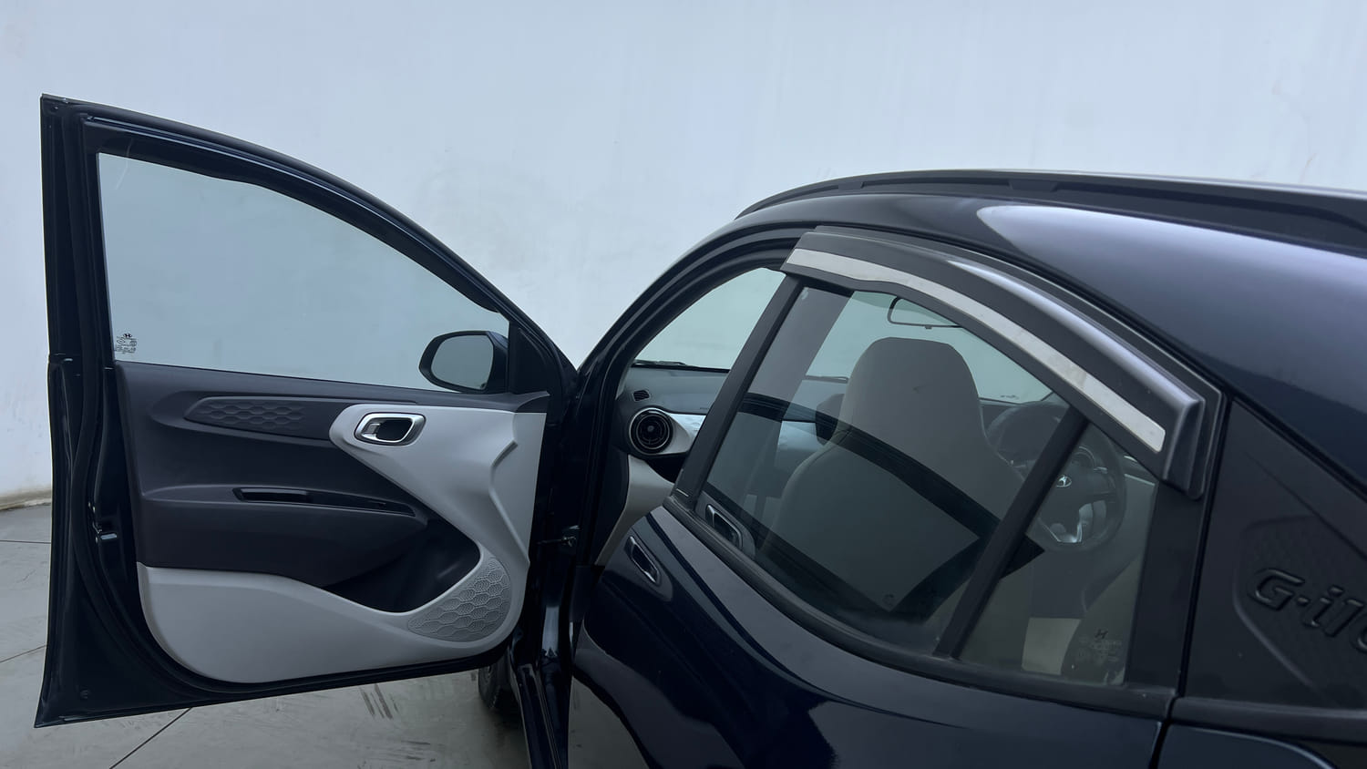 Used 2022 Hyundai Grand i10 Nios Sportz 1.2 Kappa VTVT Petrol Manual interior LEFT FRONT DOOR OPEN VIEW