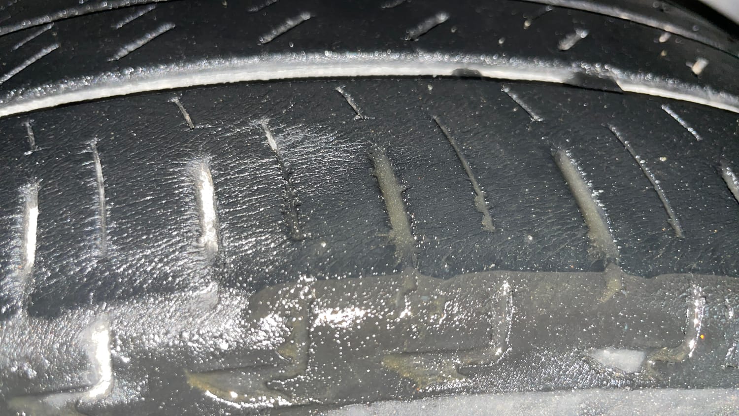 Used 2020 Honda City ZX Petrol Petrol Manual tyres LEFT FRONT TYRE TREAD VIEW