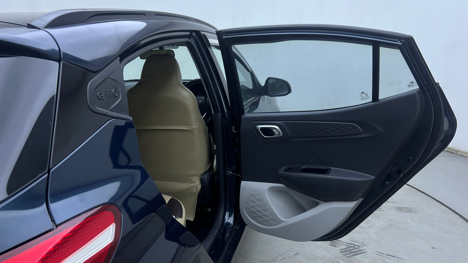 Used 2022 Hyundai Grand i10 Nios Sportz 1.2 Kappa VTVT Petrol Manual interior RIGHT REAR DOOR OPEN VIEW