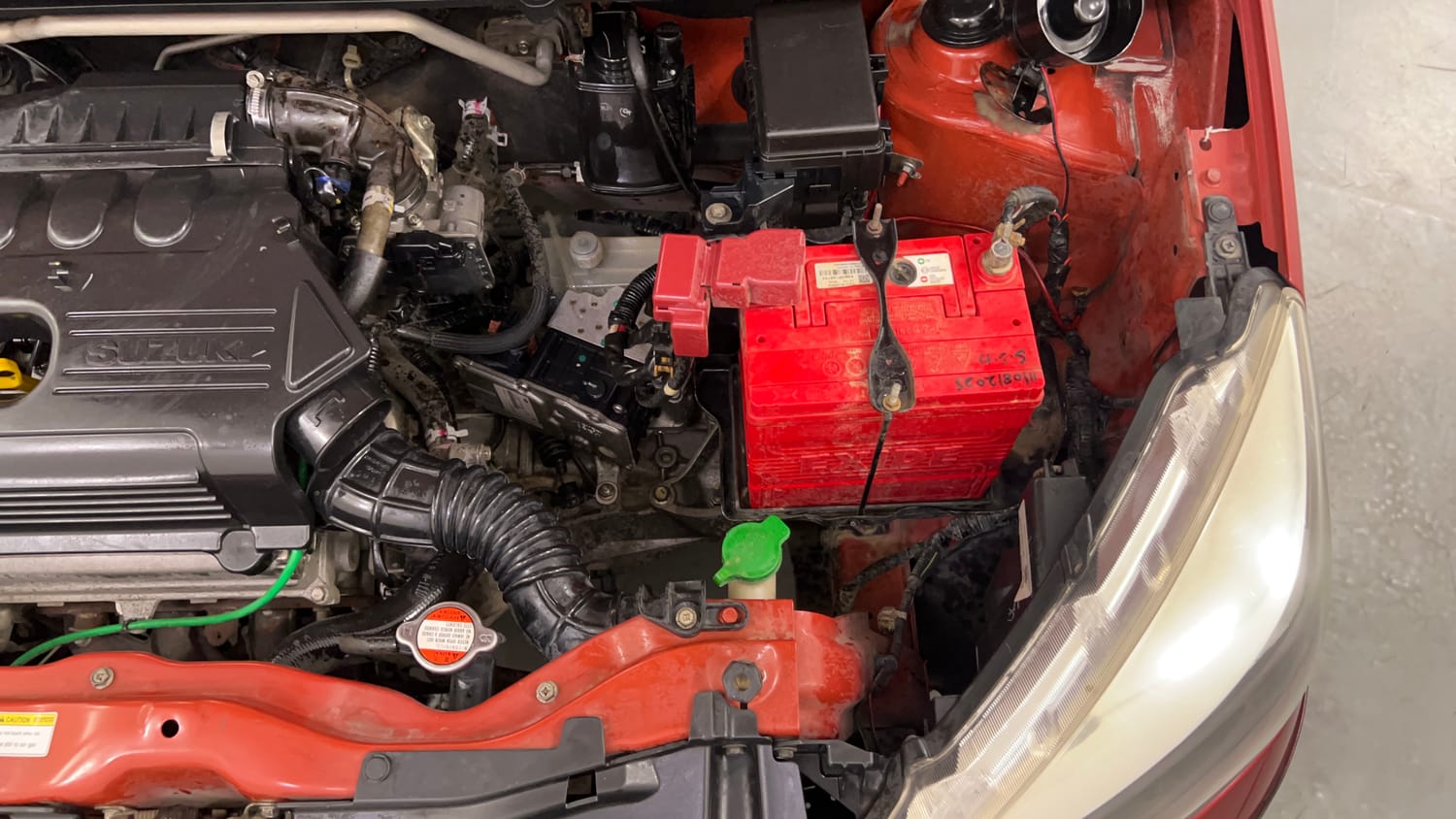 Used 2014 Maruti Suzuki Celerio VXi AMT Petrol Automatic engine ENGINE LEFT SIDE VIEW