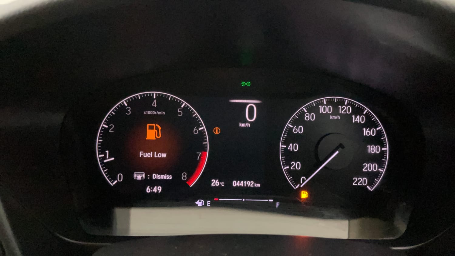 Used 2020 Honda City ZX Petrol Petrol Manual interior CLUSTERMETER VIEW