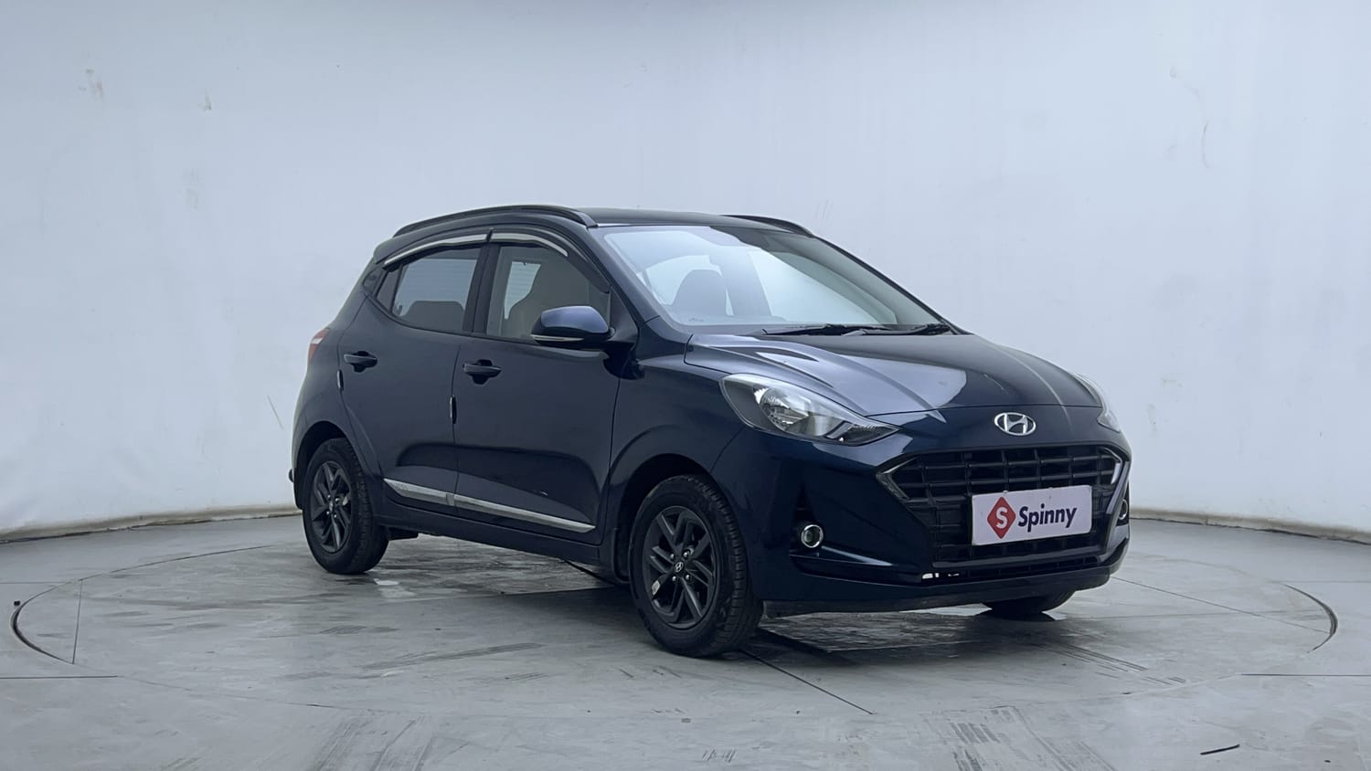 Used 2022 Hyundai Grand i10 Nios Sportz 1.2 Kappa VTVT Petrol Manual exterior RIGHT FRONT CORNER VIEW