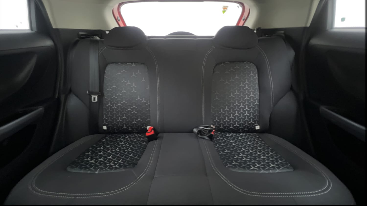 Used 2022 Tata Nexon XM Plus (S) Petrol Manual interior REAR SEAT CONDITION VIEW