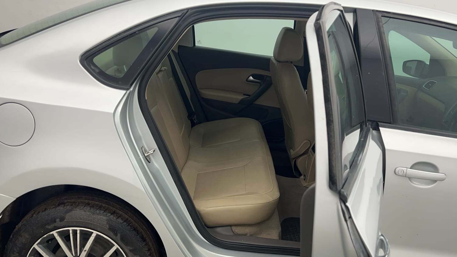 Used 2021 Volkswagen Vento Highline 1.0L TSI Petrol Manual interior RIGHT SIDE REAR DOOR CABIN VIEW