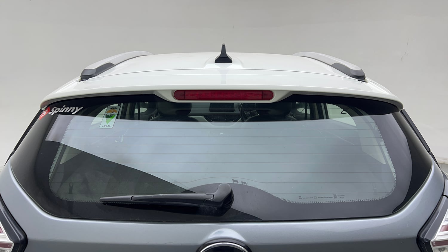 Used 2021 Tata Nexon XZ Plus (O) Petrol Manual exterior BACK WINDSHIELD VIEW