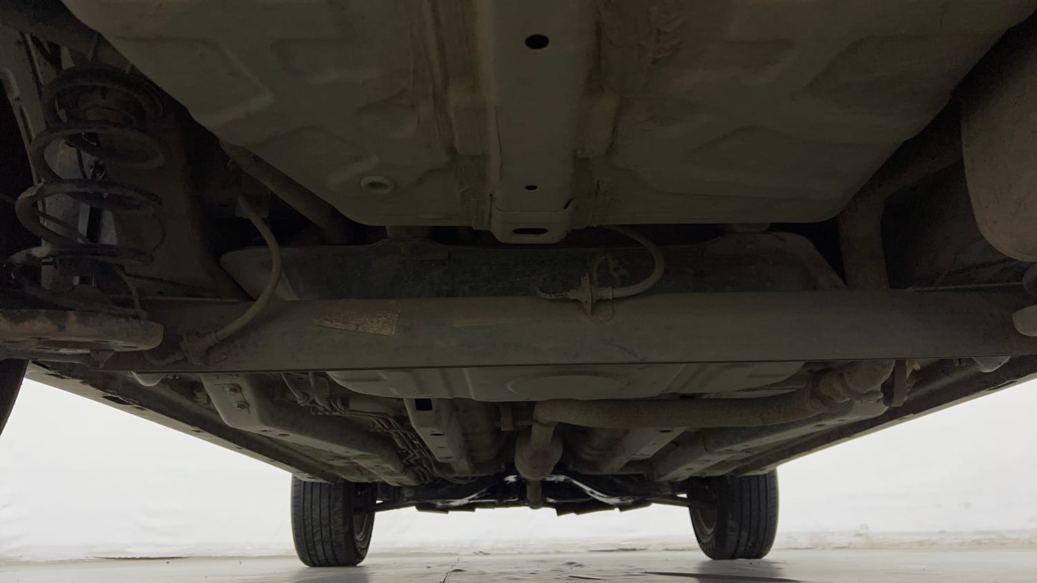 Used 2021 Tata Nexon XZ Plus (O) Petrol Manual extra REAR UNDERBODY VIEW (TAKEN FROM REAR)