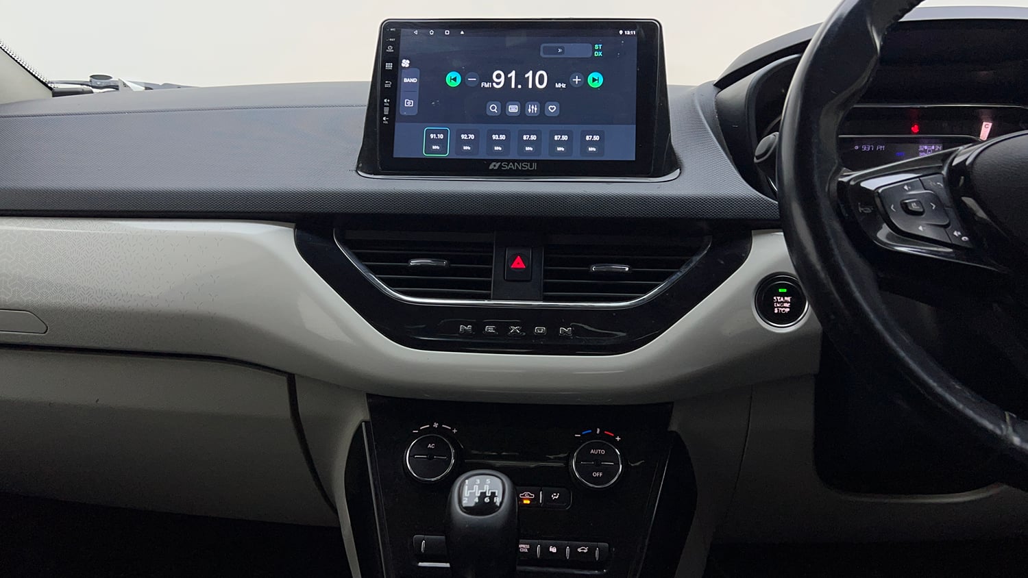 Used 2021 Tata Nexon XZ Plus (O) Petrol Manual interior MUSIC SYSTEM & AC CONTROL VIEW