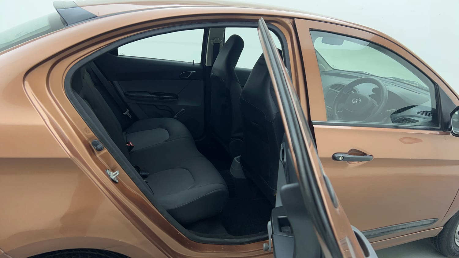 Used 2018 Tata Tigor Revotron XE Petrol Manual interior RIGHT SIDE REAR DOOR CABIN VIEW