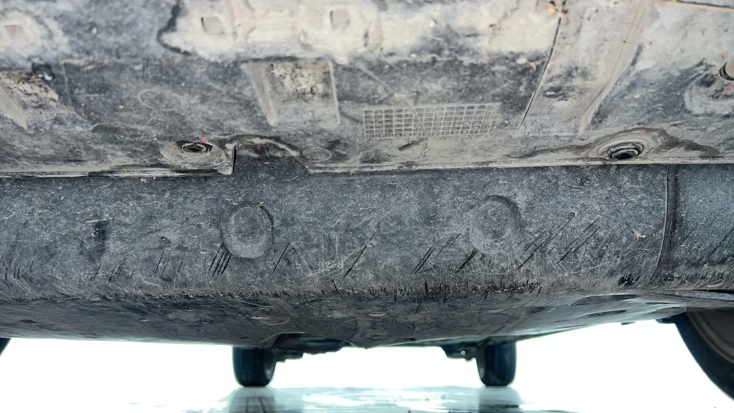 Used 2021 Honda City ZX CVT Petrol Petrol Automatic extra FRONT LEFT UNDERBODY VIEW