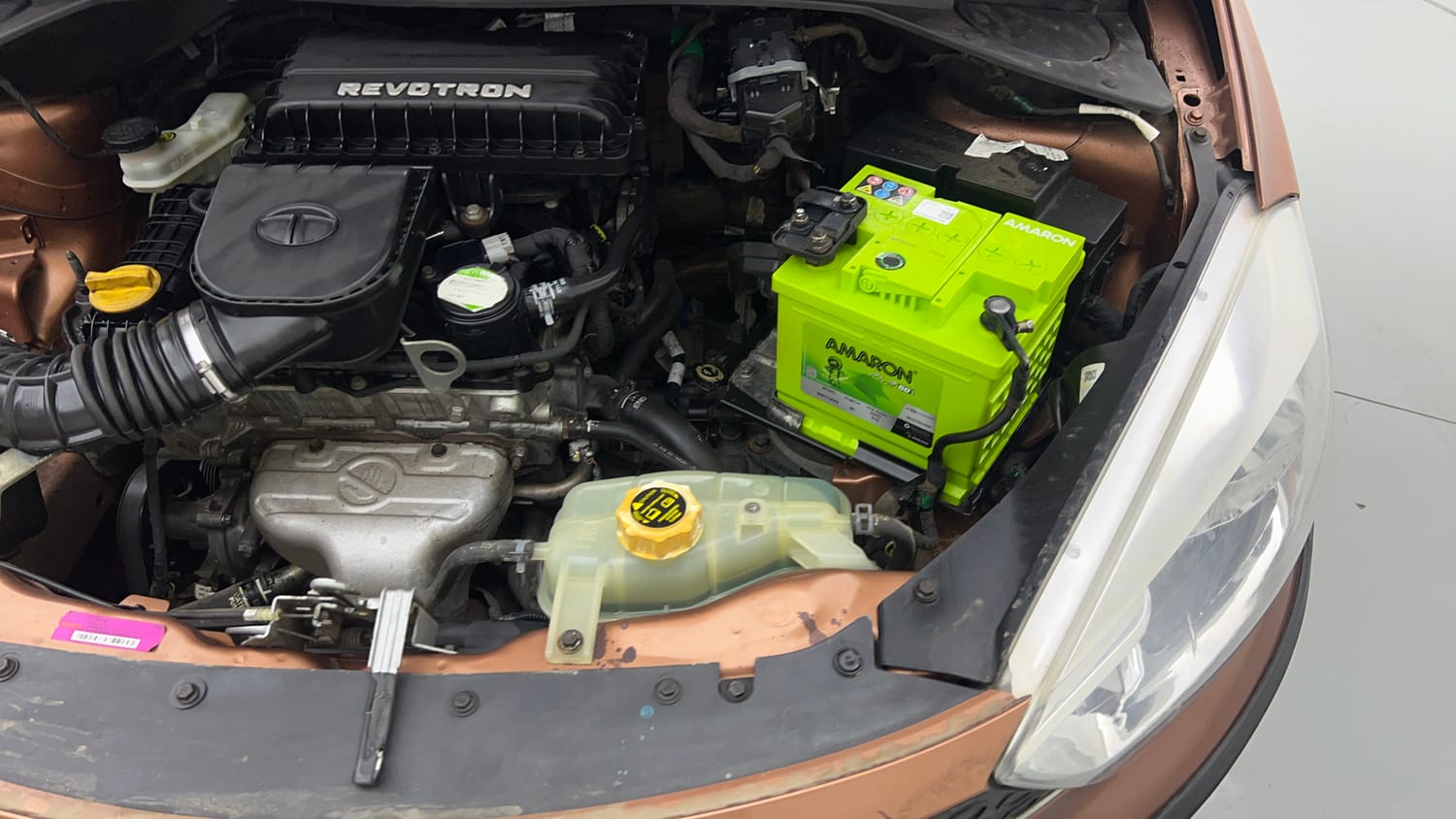 Used 2018 Tata Tigor Revotron XE Petrol Manual engine ENGINE LEFT SIDE VIEW
