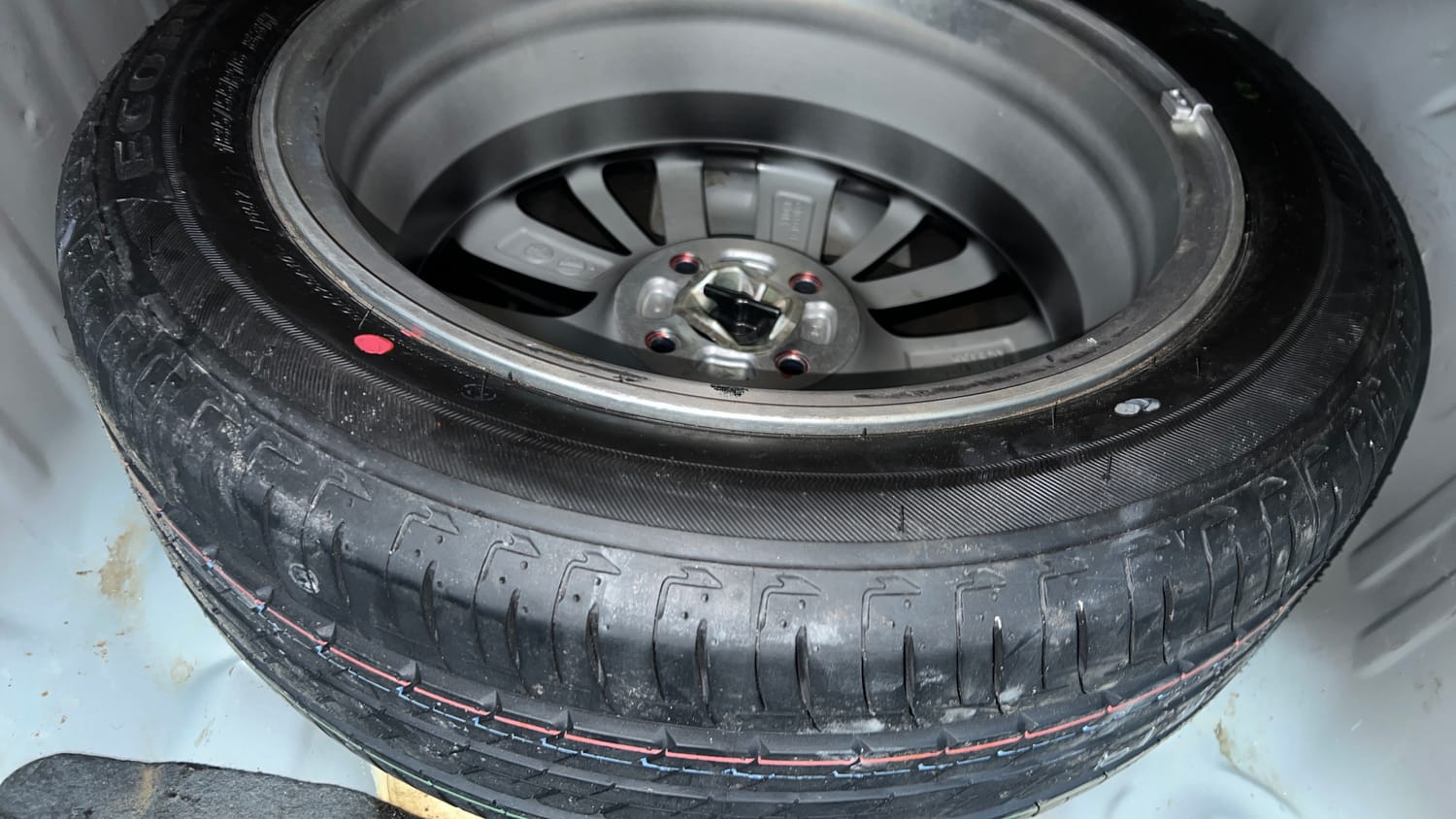 Used 2021 Honda City ZX CVT Petrol Petrol Automatic tyres SPARE TYRE VIEW