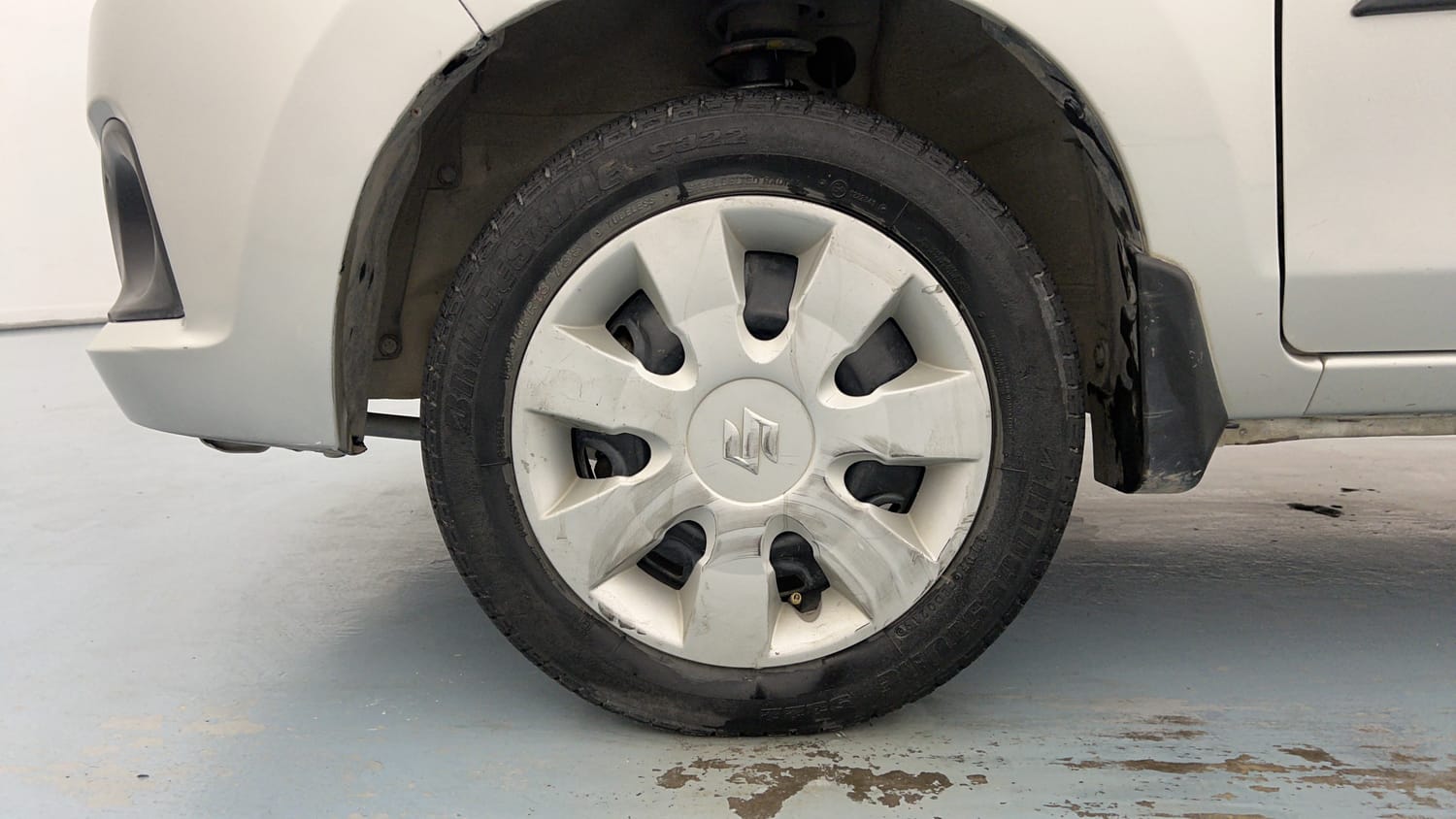Used 2019 Maruti Suzuki Alto K10 VXi Petrol Manual tyres LEFT FRONT TYRE RIM VIEW