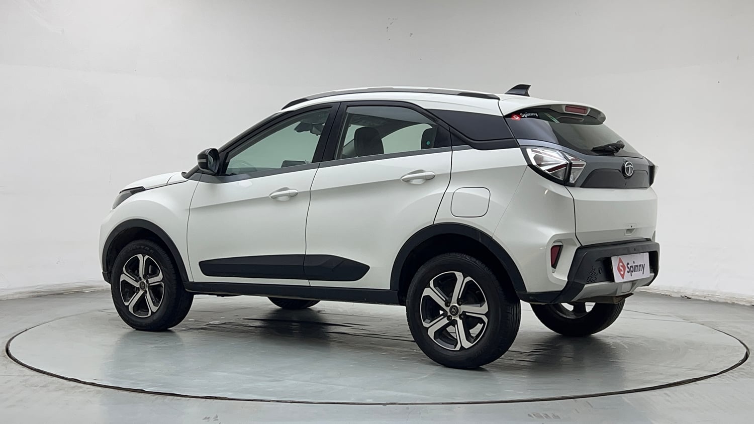 Used 2021 Tata Nexon XZ Plus (O) Petrol Manual exterior LEFT REAR CORNER VIEW