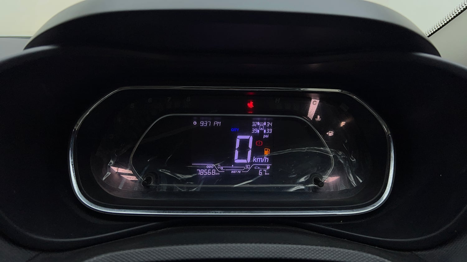 Used 2021 Tata Nexon XZ Plus (O) Petrol Manual interior CLUSTERMETER VIEW
