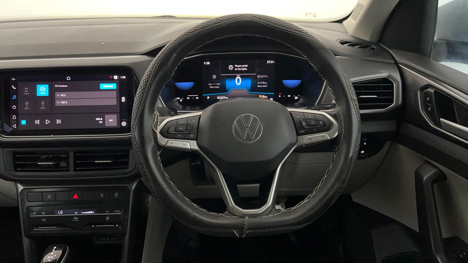 Used 2025 Volkswagen Taigun Topline 1.0 TSI AT Petrol Automatic interior STEERING VIEW