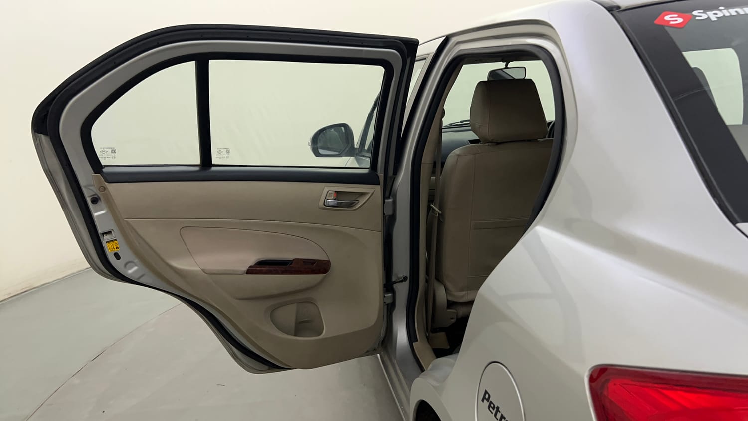 Used 2012 Maruti Suzuki Swift Dzire Automatic Petrol Automatic interior LEFT REAR DOOR OPEN VIEW