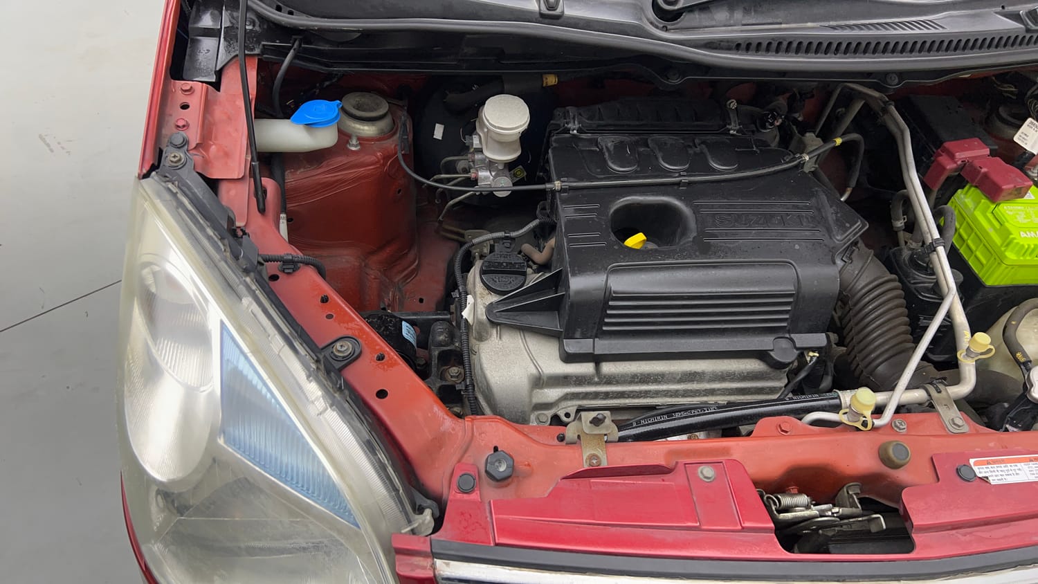 Used 2014 Maruti Suzuki Wagon R LXI Petrol Manual engine ENGINE RIGHT SIDE VIEW