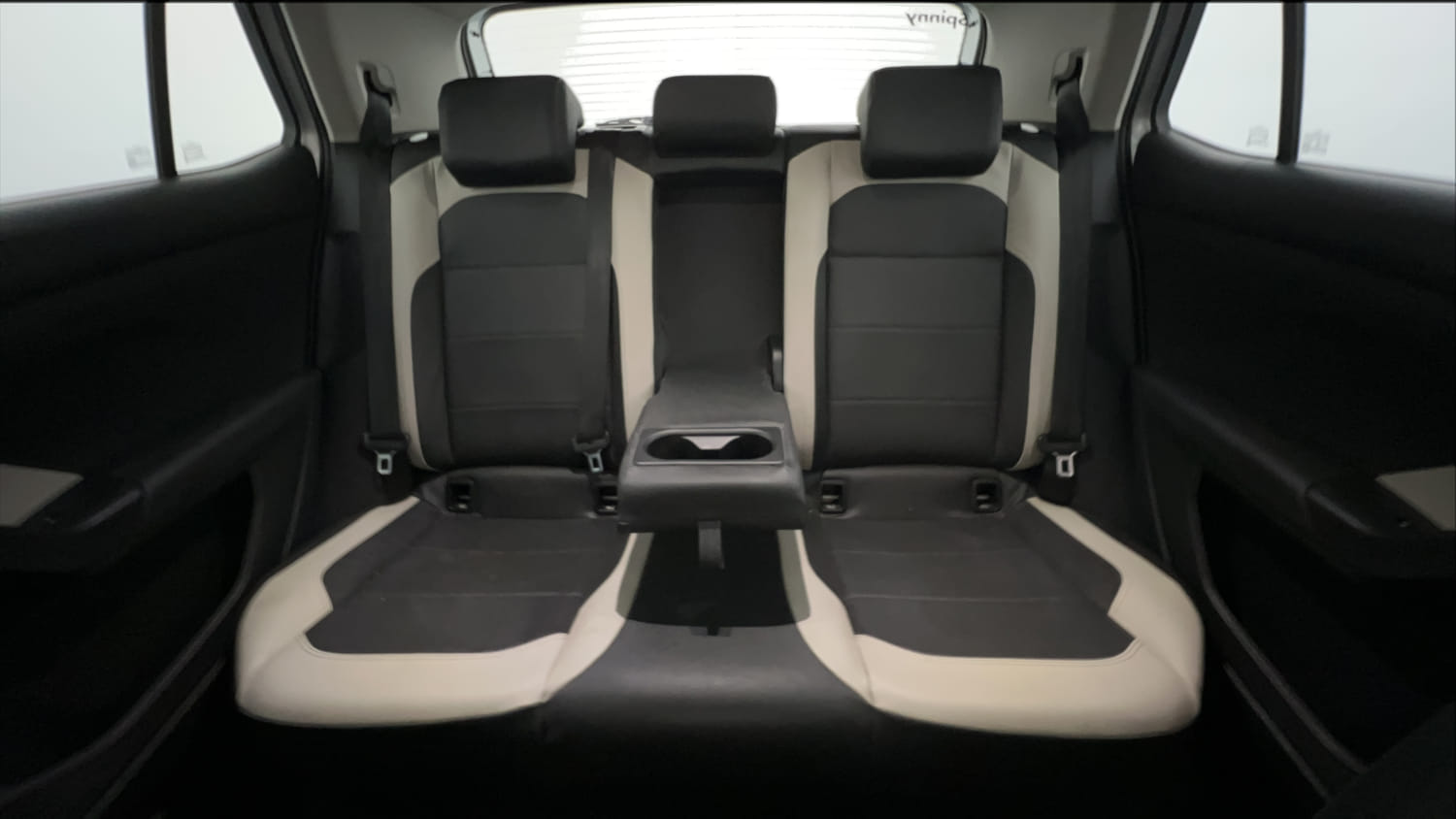 Used 2025 Volkswagen Taigun Topline 1.0 TSI AT Petrol Automatic interior REAR SEAT CONDITION VIEW