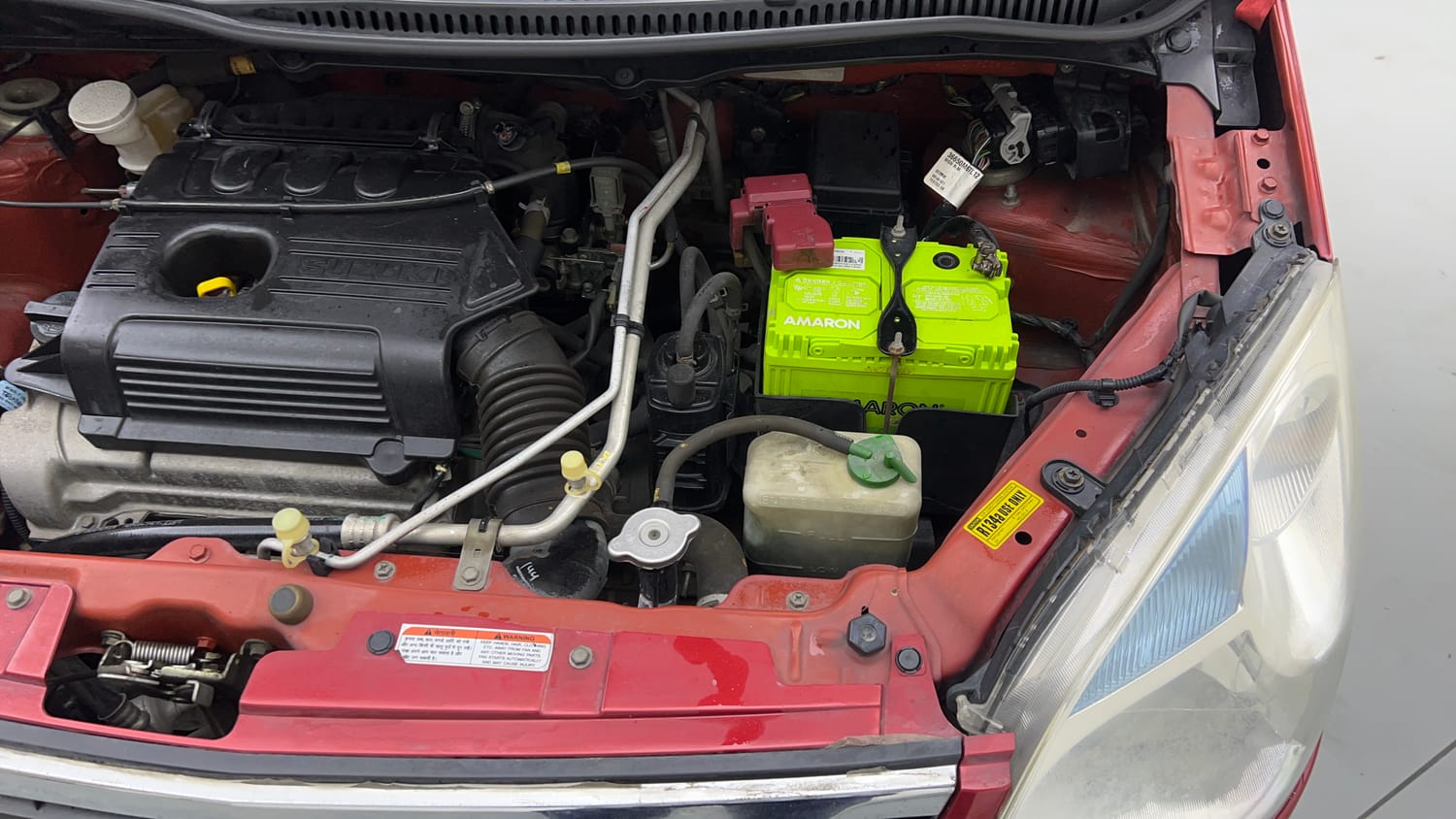 Used 2014 Maruti Suzuki Wagon R LXI Petrol Manual engine ENGINE LEFT SIDE VIEW