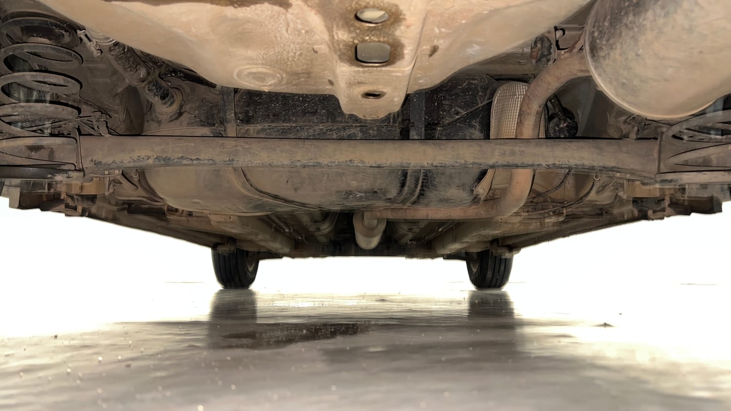 Used 2012 Maruti Suzuki Swift Dzire Automatic Petrol Automatic extra REAR UNDERBODY VIEW (TAKEN FROM REAR)