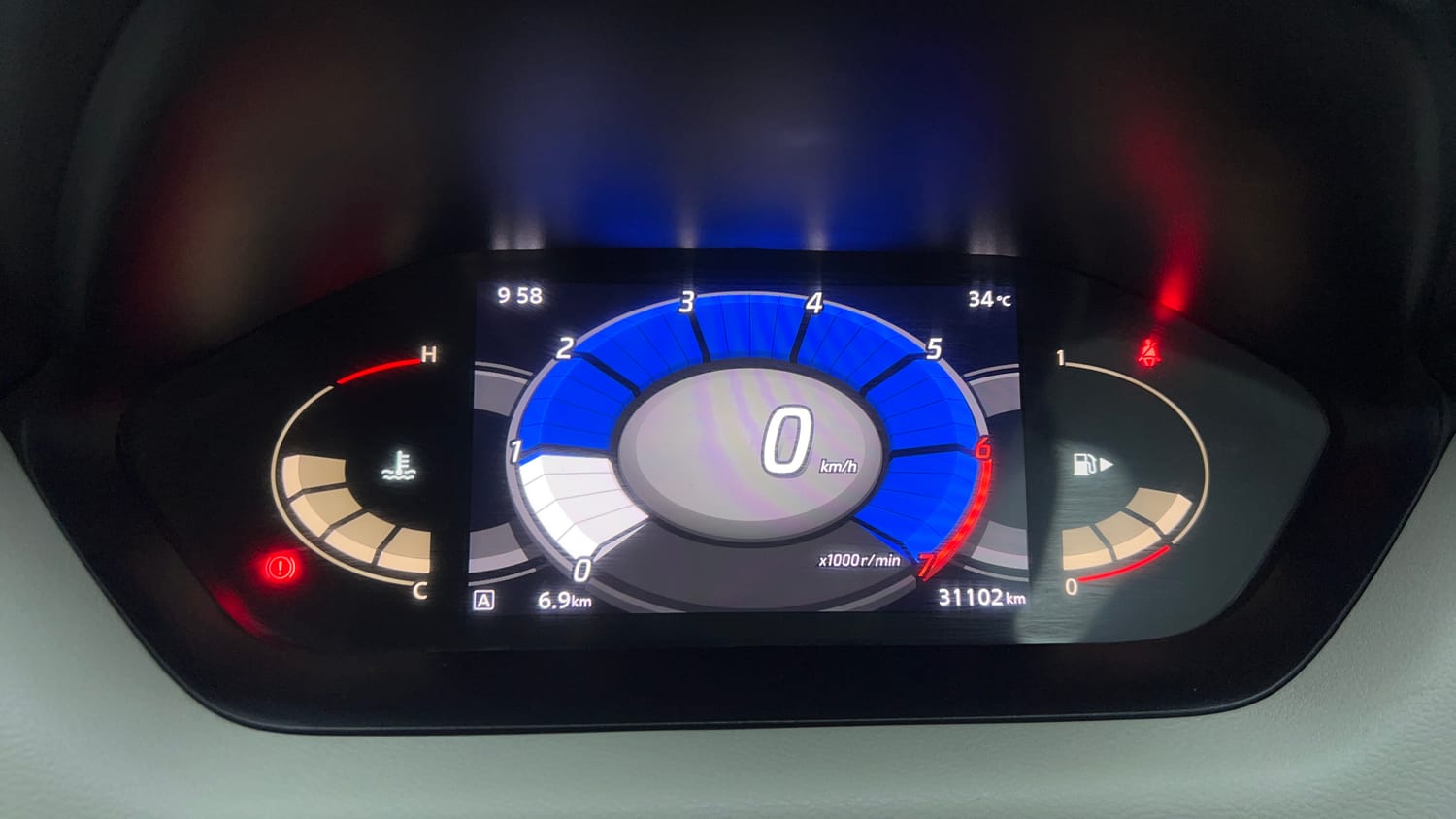 Used 2023 Nissan Magnite XV Petrol Manual interior CLUSTERMETER VIEW