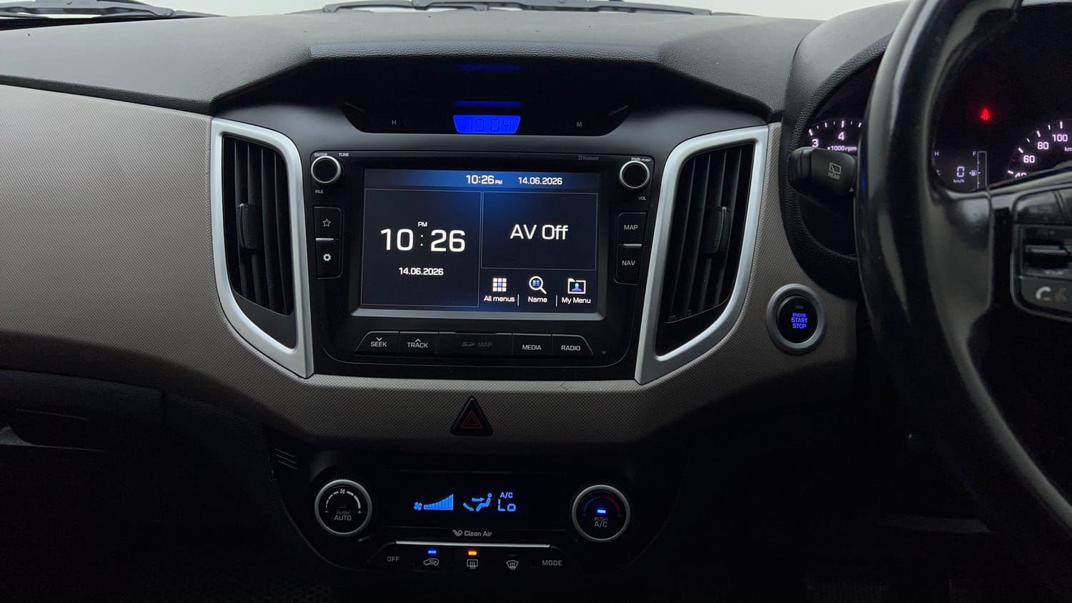 Used 2018 Hyundai Creta SX 1.6 AT Petrol Petrol Automatic top_features Integrated (in-dash) music system