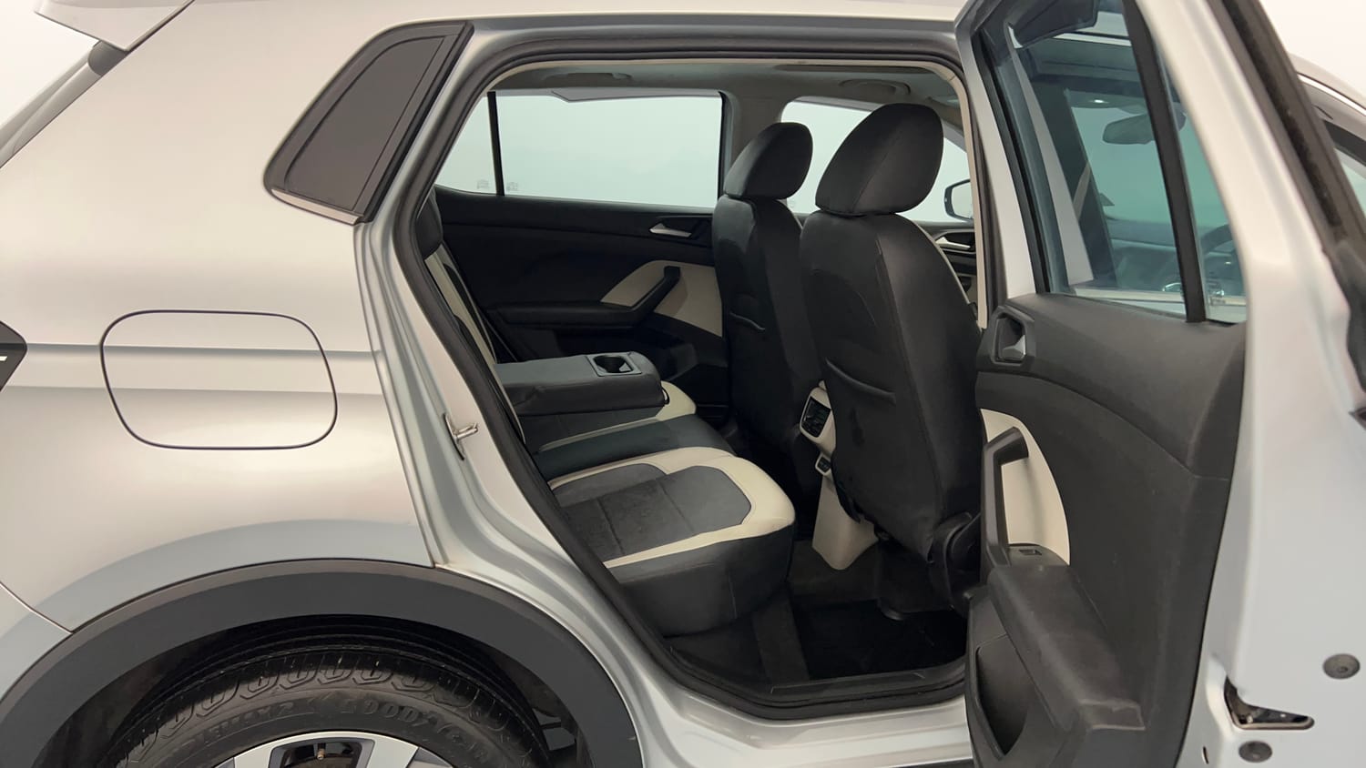 Used 2025 Volkswagen Taigun Topline 1.0 TSI AT Petrol Automatic interior RIGHT SIDE REAR DOOR CABIN VIEW