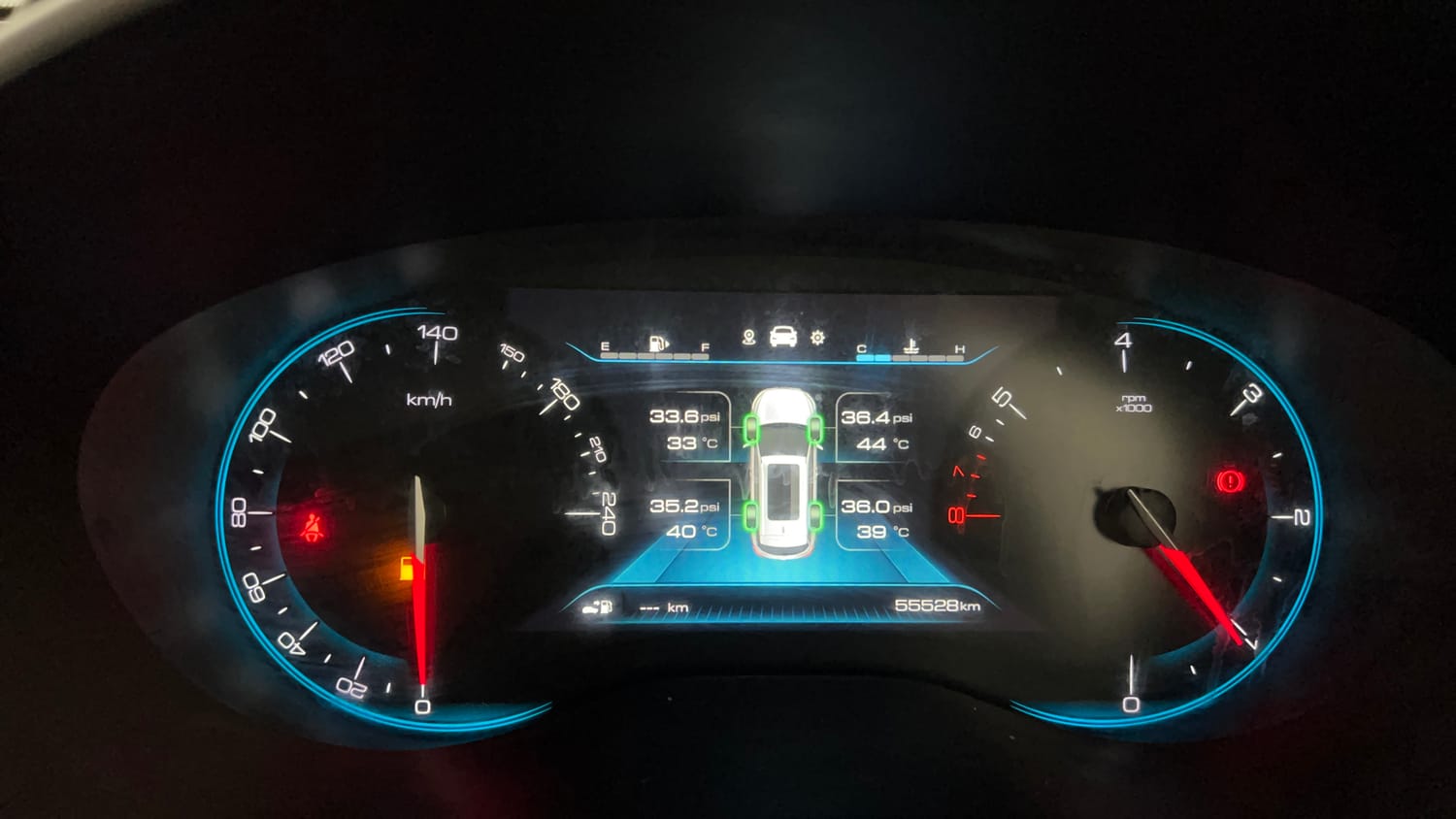 Used 2021 MG Motors Hector Plus Sharp Hybrid 1.5 Petrol Petrol Manual interior CLUSTERMETER VIEW