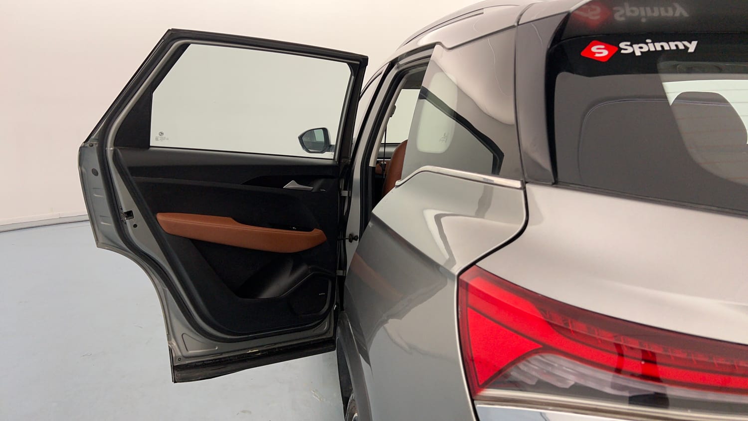 Used 2021 MG Motors Hector Plus Sharp Hybrid 1.5 Petrol Petrol Manual interior LEFT REAR DOOR OPEN VIEW