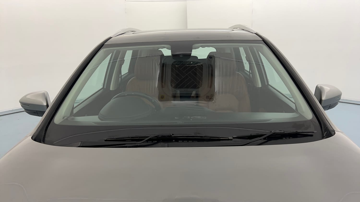 Used 2021 MG Motors Hector Plus Sharp Hybrid 1.5 Petrol Petrol Manual exterior FRONT WINDSHIELD VIEW