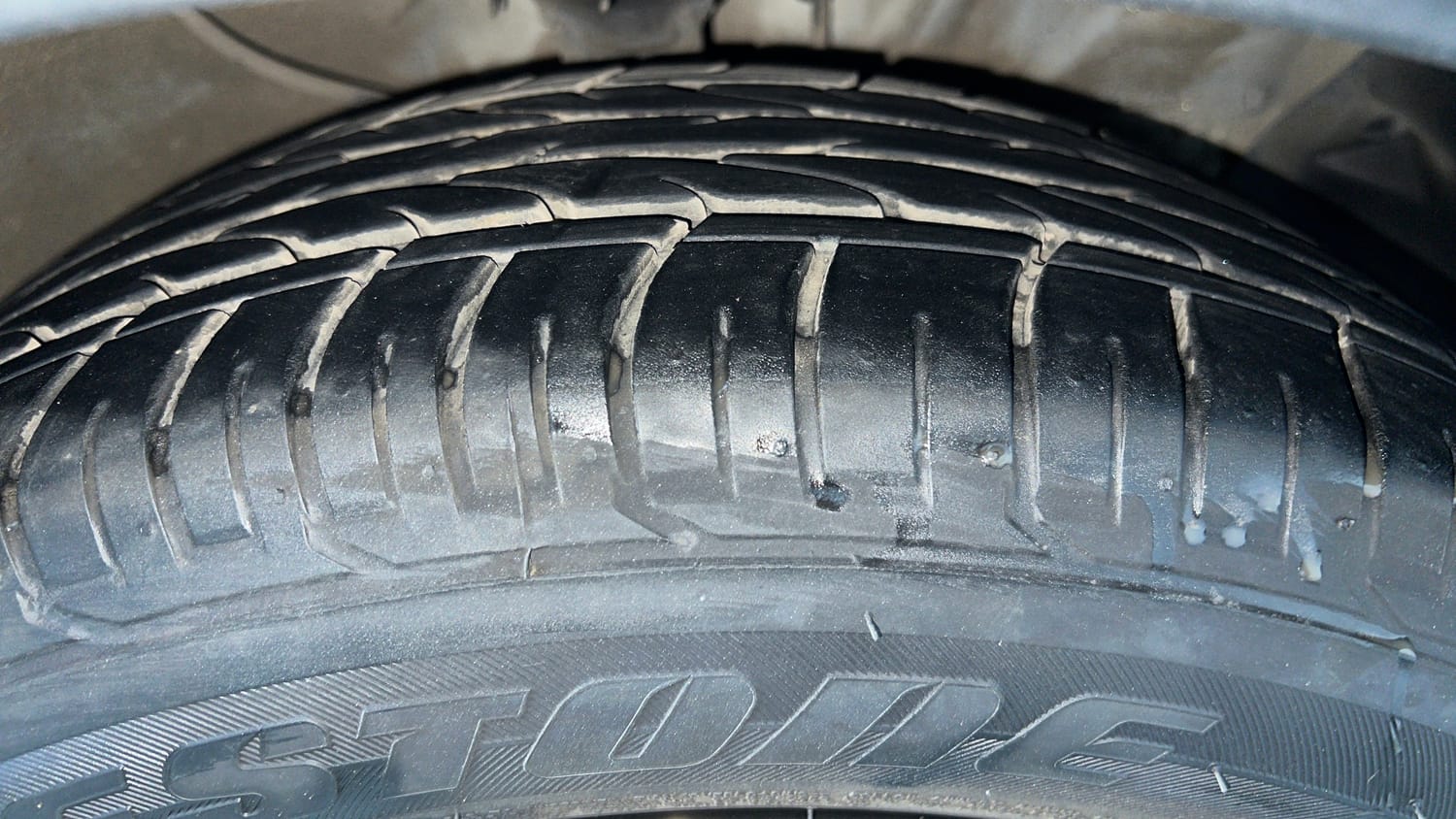 Used 2018 Hyundai Creta SX 1.6 AT Petrol Petrol Automatic tyres RIGHT FRONT TYRE TREAD VIEW