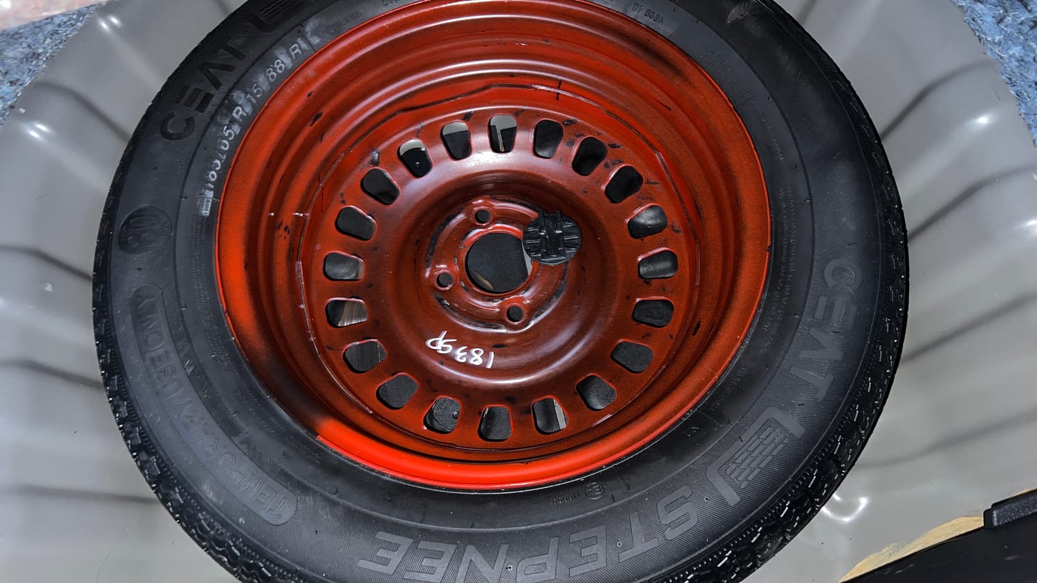 Used 2023 Nissan Magnite XV Petrol Manual tyres SPARE TYRE VIEW