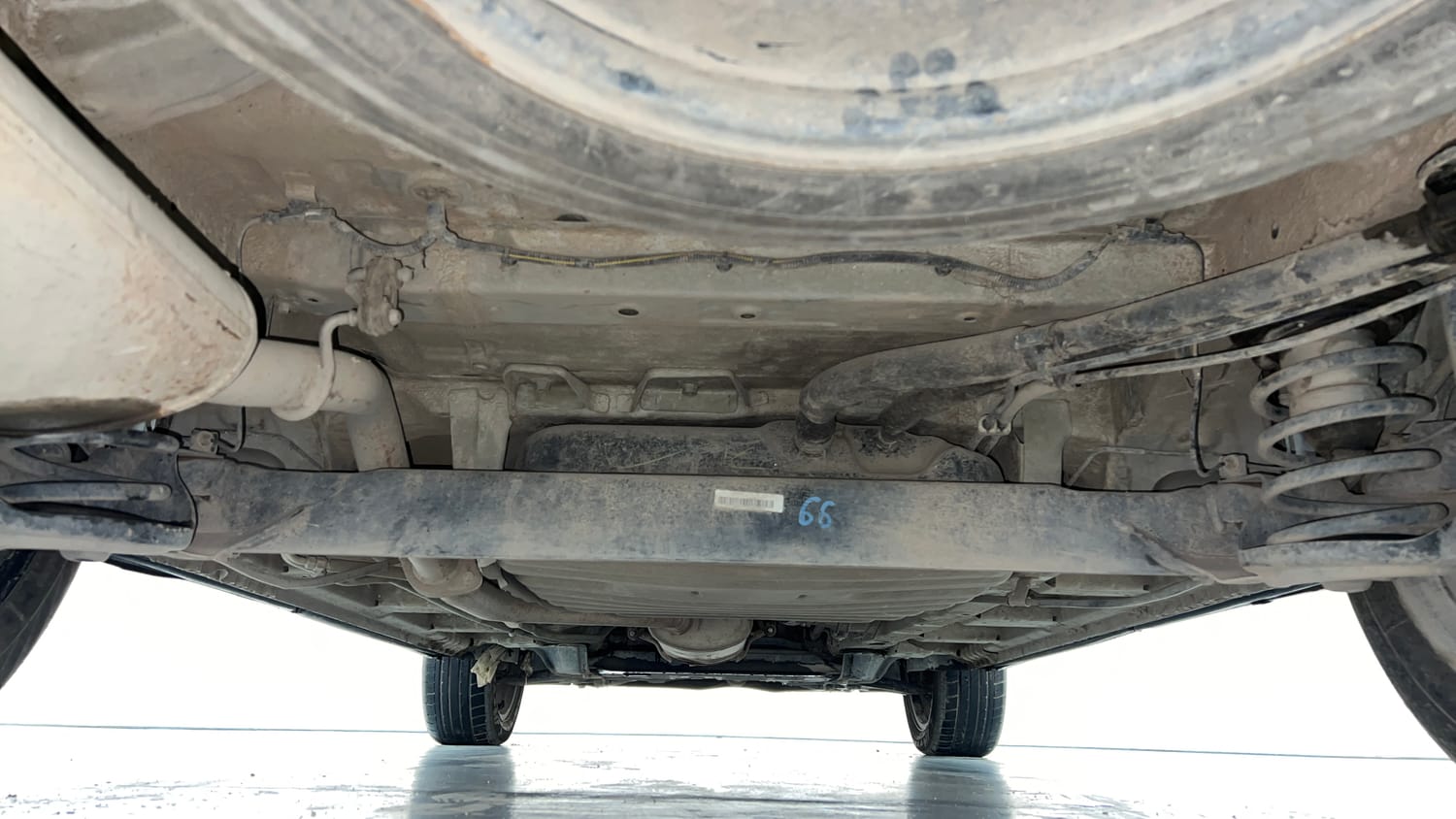Used 2021 MG Motors Hector Plus Sharp Hybrid 1.5 Petrol Petrol Manual extra REAR UNDERBODY VIEW (TAKEN FROM REAR)