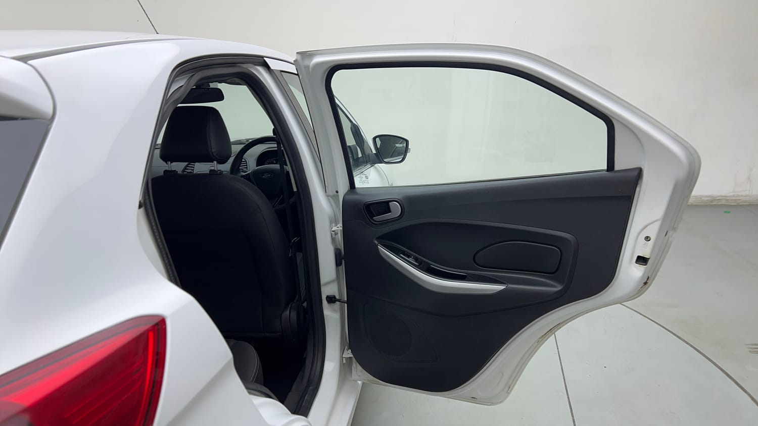 Used 2017 Ford Figo Trend 1.2 Ti-VCT Petrol Manual interior RIGHT REAR DOOR OPEN VIEW
