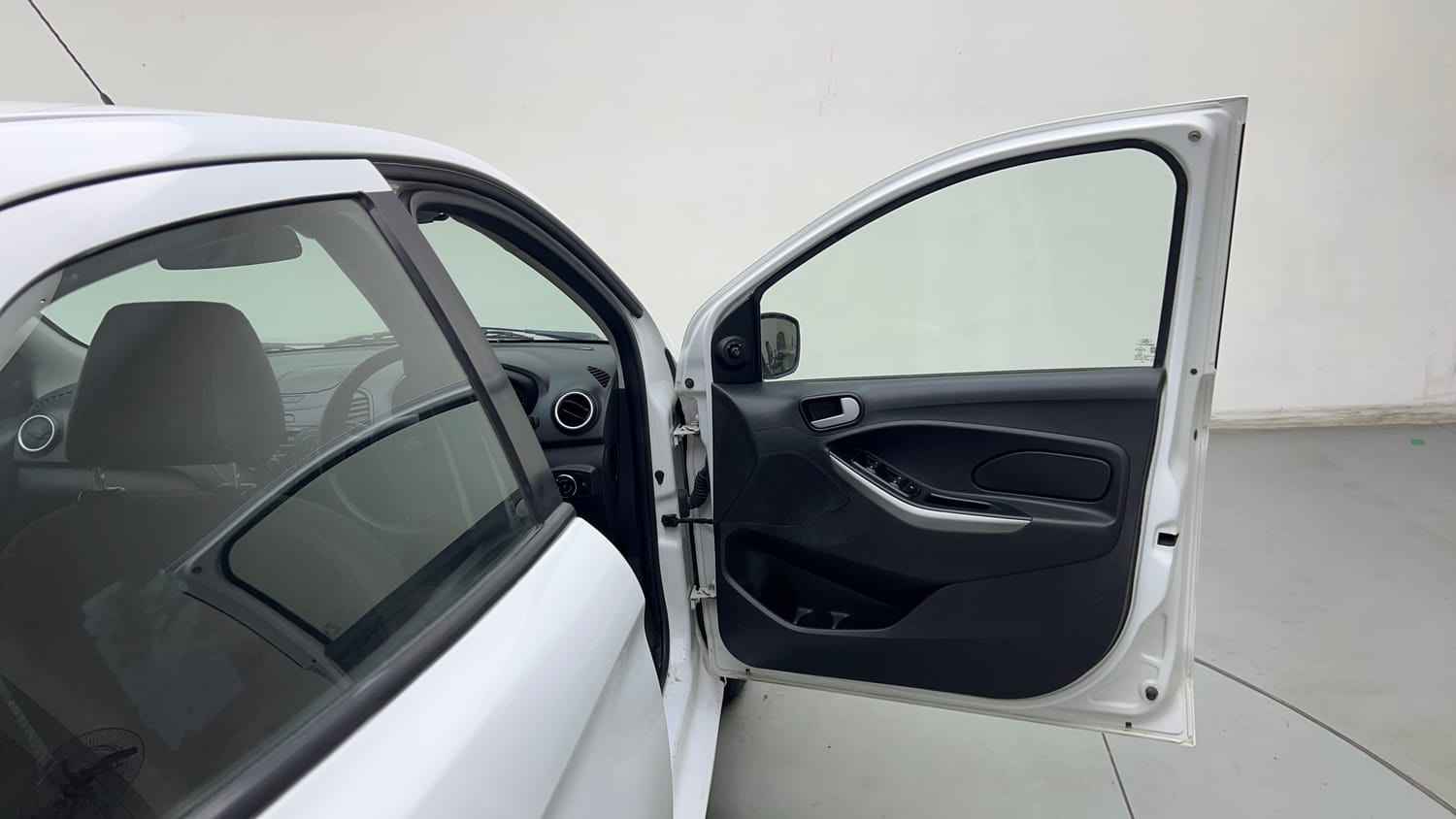 Used 2017 Ford Figo Trend 1.2 Ti-VCT Petrol Manual interior RIGHT FRONT DOOR OPEN VIEW