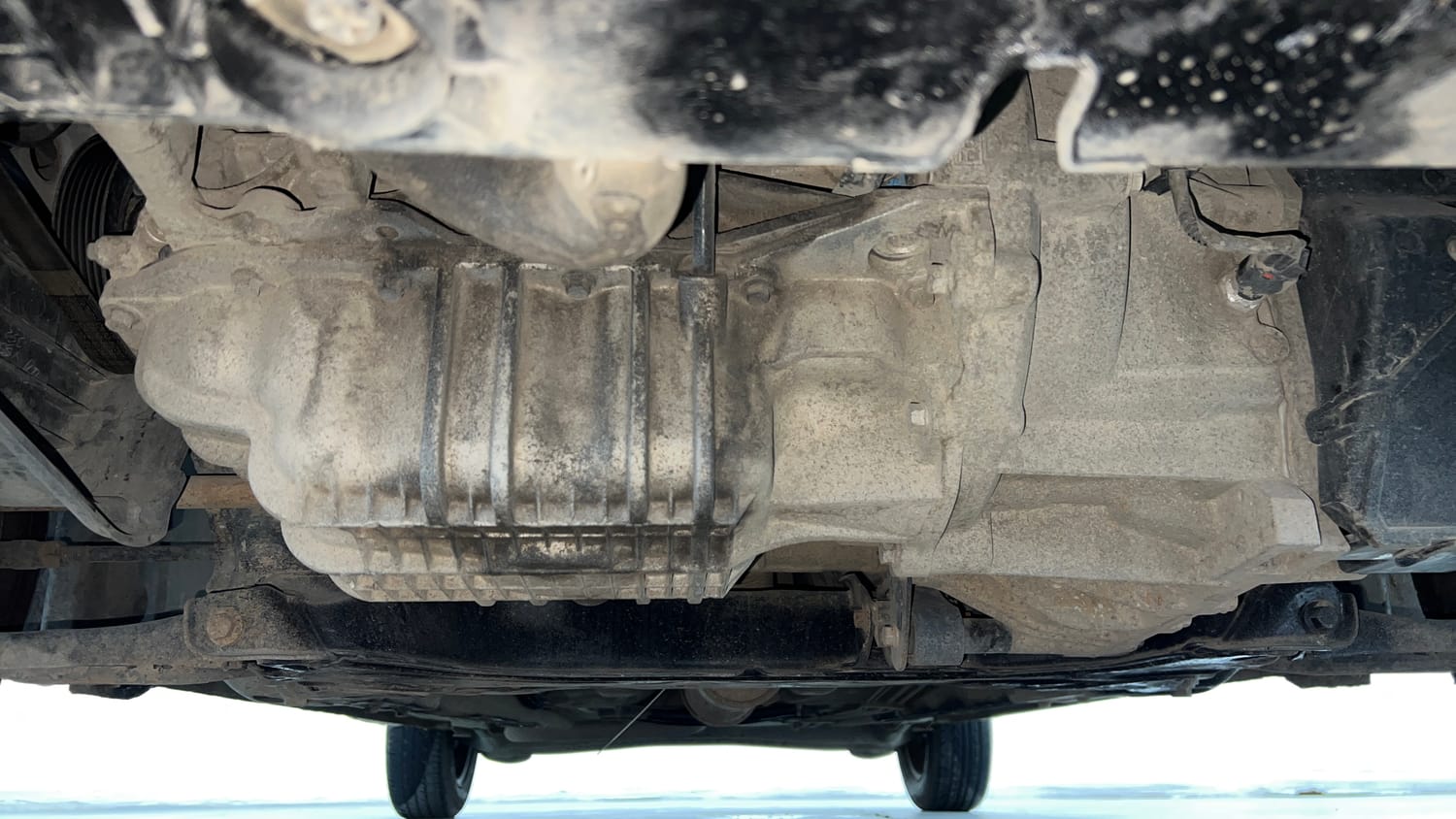 Used 2017 Ford Figo Trend 1.2 Ti-VCT Petrol Manual extra FRONT LEFT UNDERBODY VIEW
